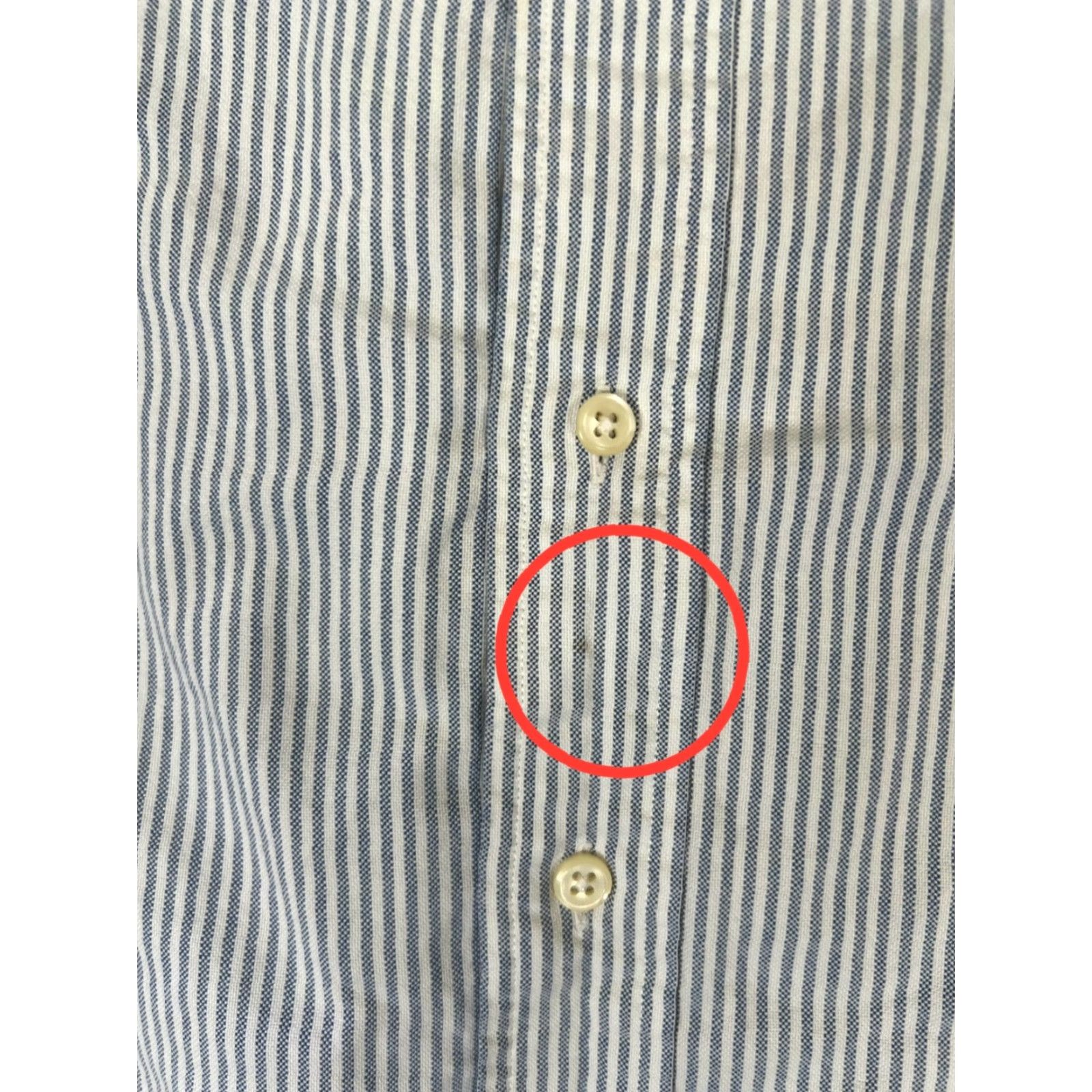 Ralph Lauren Ralph Lauren Oxford Shirt Mens XL Blue Striped Button-Down Long Sleeve Size US XL / EU 56 / 4 - 5 Thumbnail