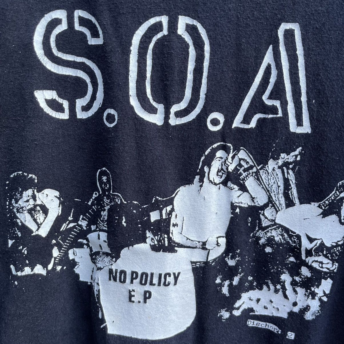 Band Tees Vintage SOA band tee hardcore punk Size US M / EU 48-50 / 2 - 3 Thumbnail