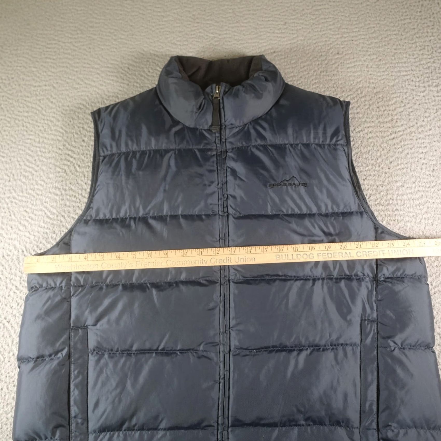 Eddie Bauer Eddie Bauer Vest Mens L Blue Goose Down Puffer Insulated Quilted Full Zip Hiking Casual Winter Size US L / EU 52-54 / 3 - 7 Thumbnail
