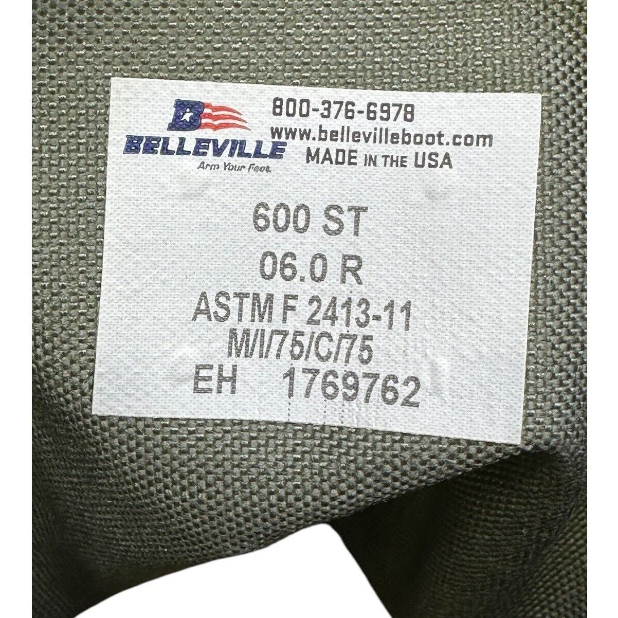 Belleville Belleville Steel Toe Military Boot 600ST NWB MEN SZ. 6.0R Size US 6 / EU 39 - 2 Thumbnail