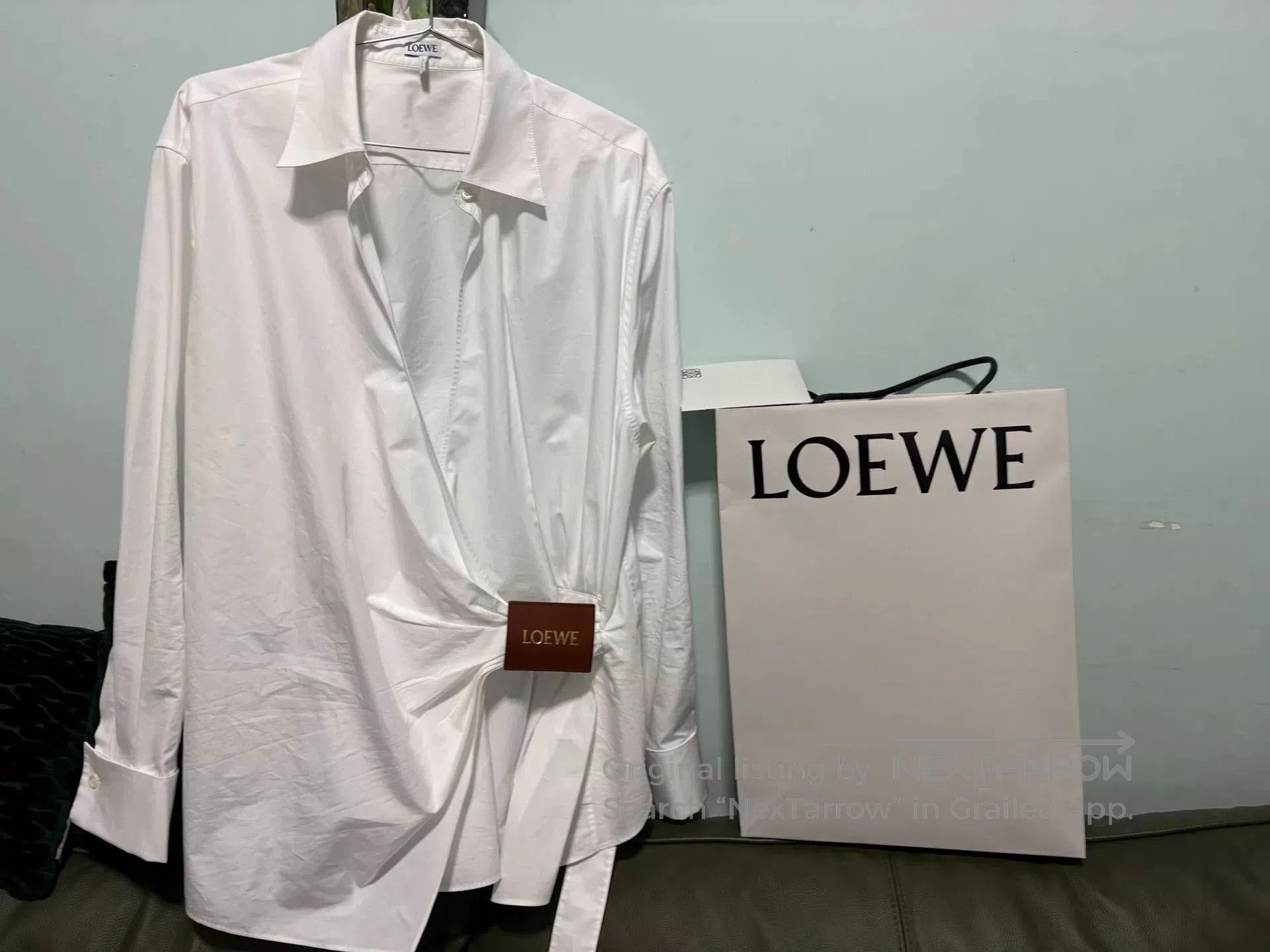 Loewe LOEWE 2025 Runway Pleated Shirt. Size US S / EU 44-46 / 1 - 1 Thumbnail