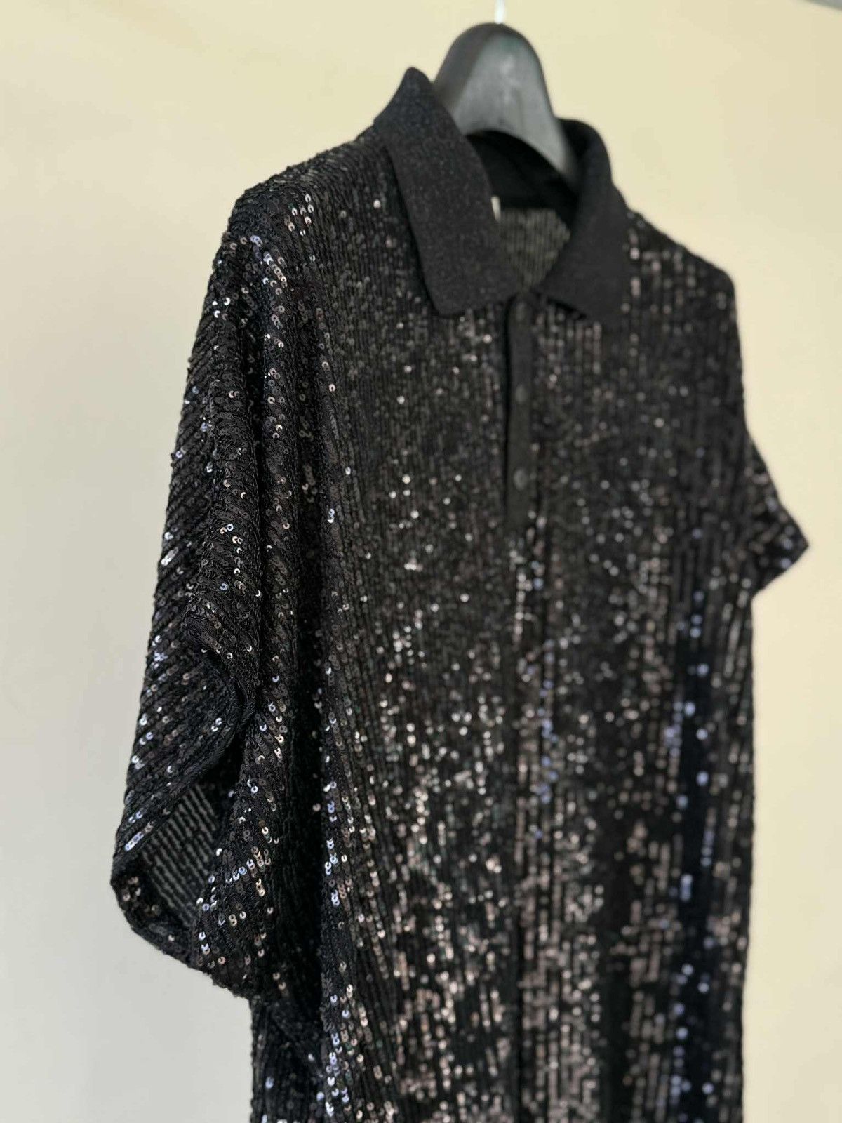 Saint Laurent Paris Saint Laurent Oversized Sequin Polo Size US L / EU 52-54 / 3 - 4 Thumbnail