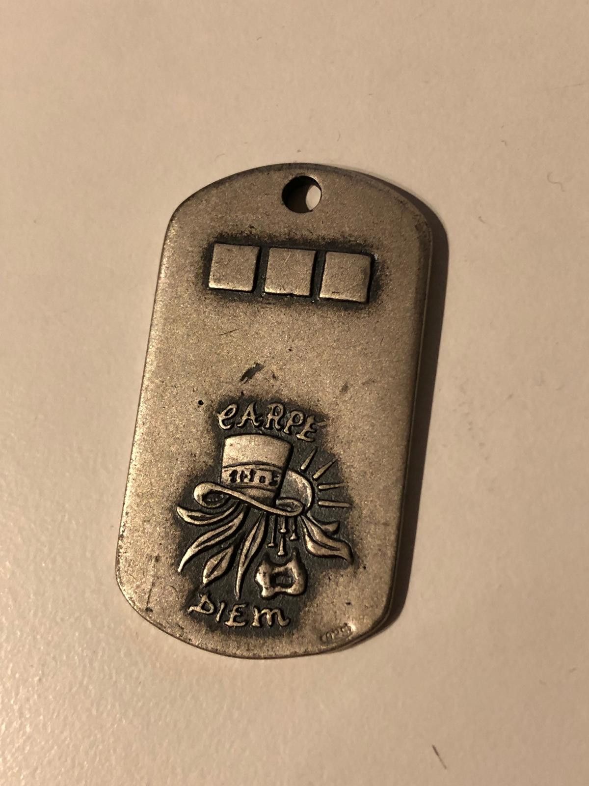 Carpe Diem carpe diem cdiem dog tag Size ONE SIZE - 1 Thumbnail