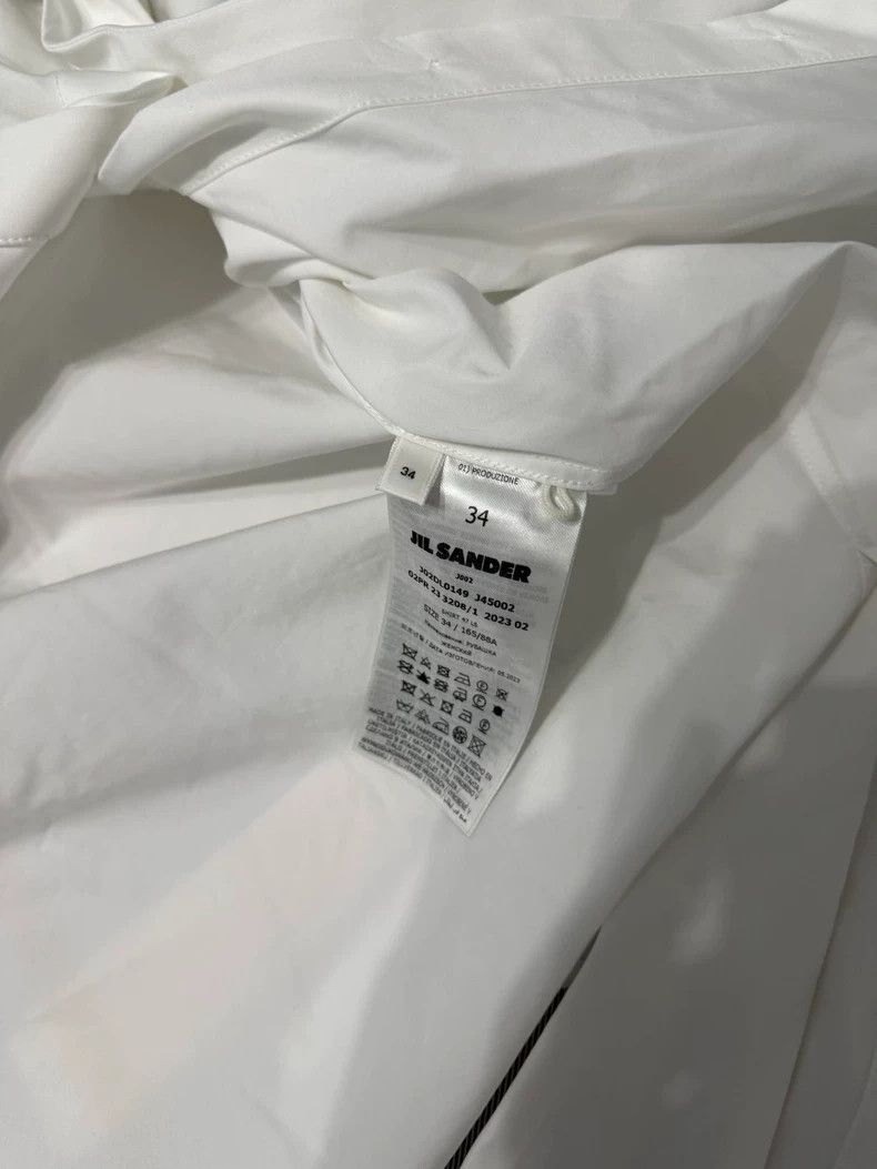 Jil Sander Jil Sander minimalist ribbon shirt Size 4XL / US 24-26 - 8 Thumbnail