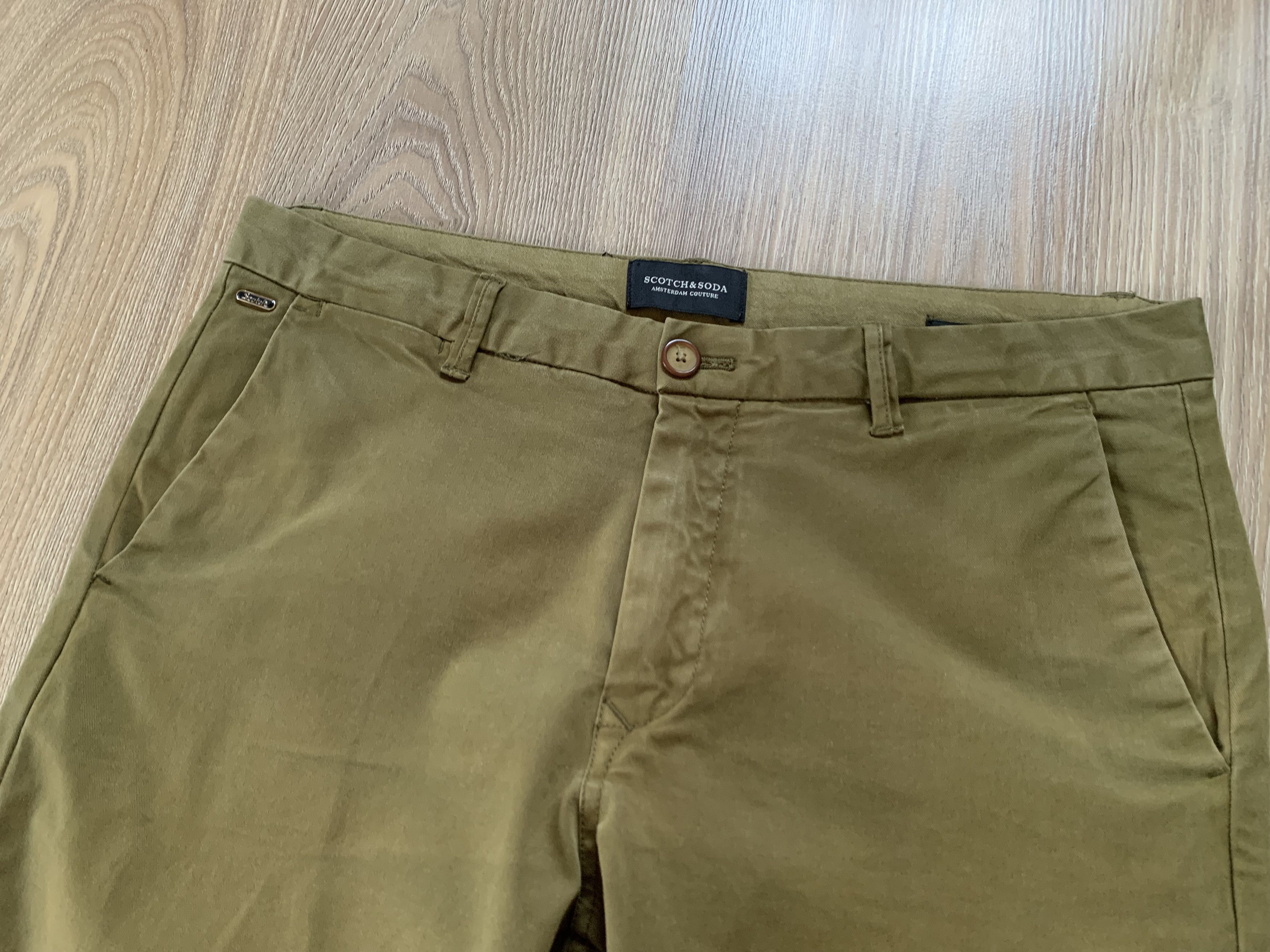 Scotch & Soda Scotch & Soda Stuart Casual Khaki Chino Pants Size US 30 / EU 46 - 4 Thumbnail