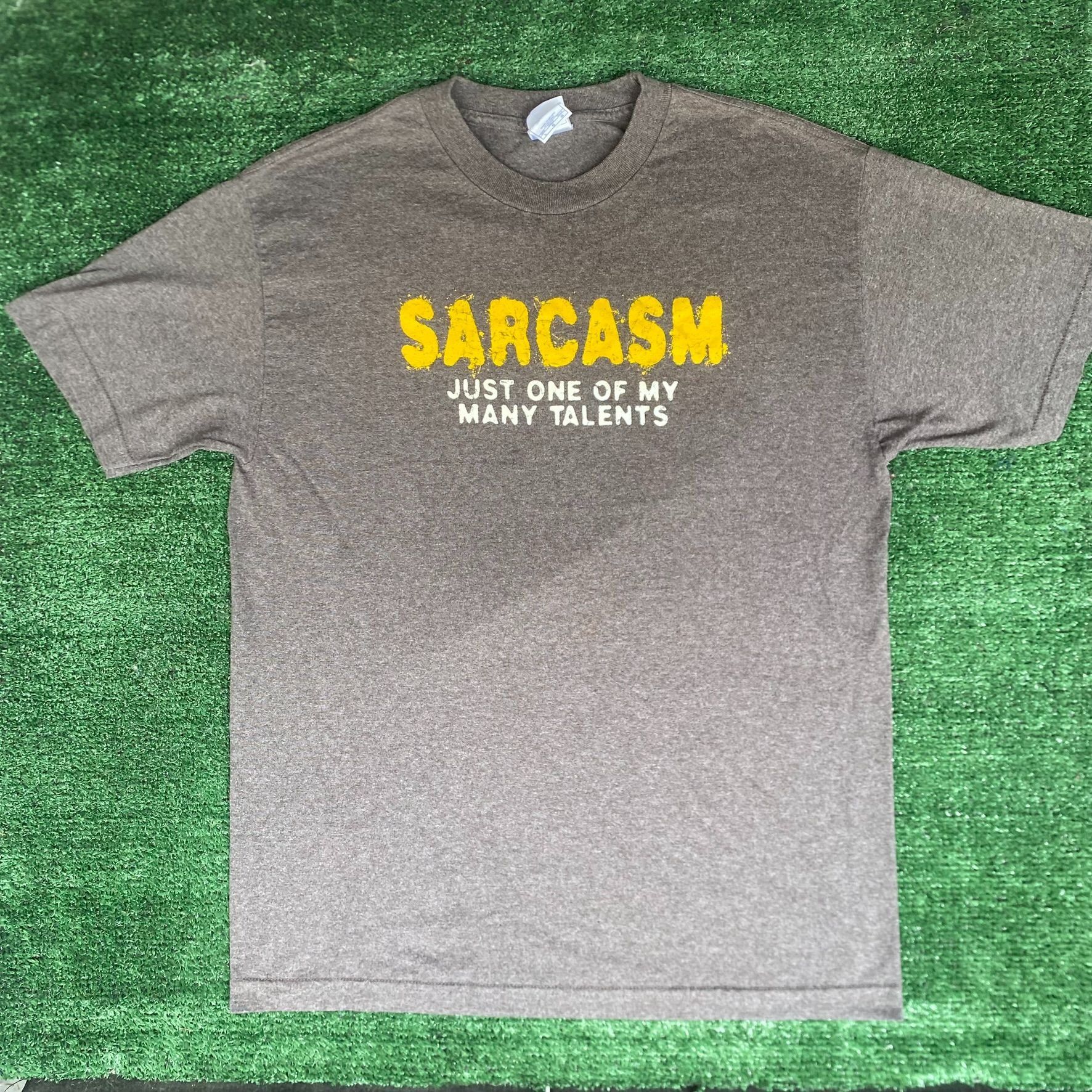 Alstyle Vintage Y2K Sarcasm Humor Shirt Funny Ironic Punk Quote Tee Size US L / EU 52-54 / 3 - 1 Thumbnail