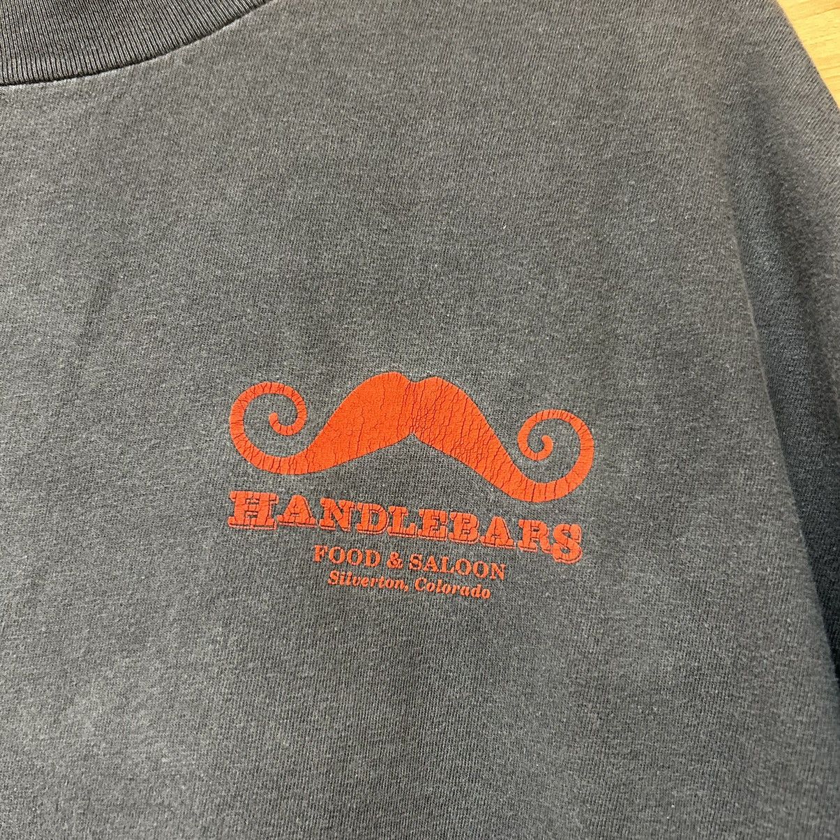 Vintage Vintage 90s Handlebars Food & Saloon Bar Mustache T Shirt Size US XL / EU 56 / 4 - 7 Thumbnail