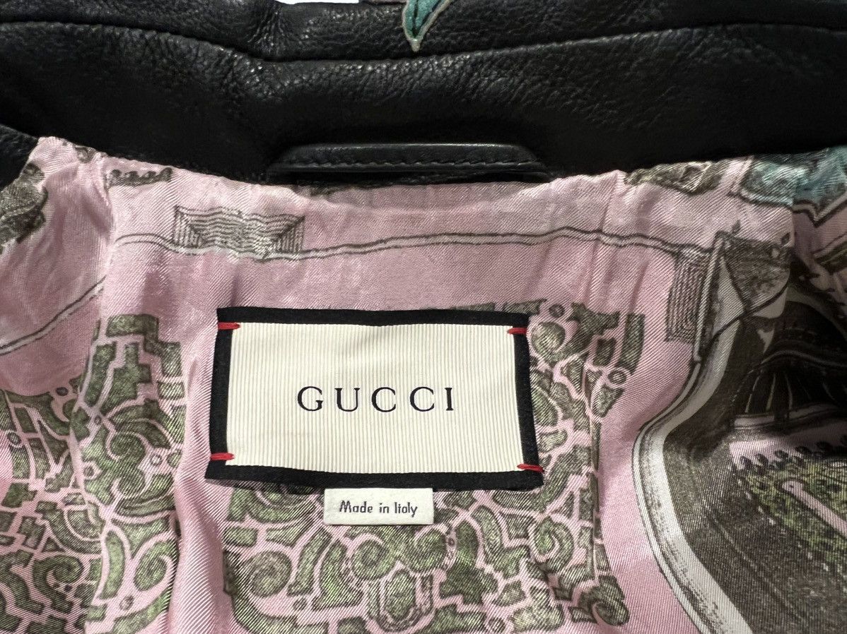 Gucci Gucci Mens leather biker jacket. 52/L. $10000 Size US L / EU 52-54 / 3 - 3 Thumbnail