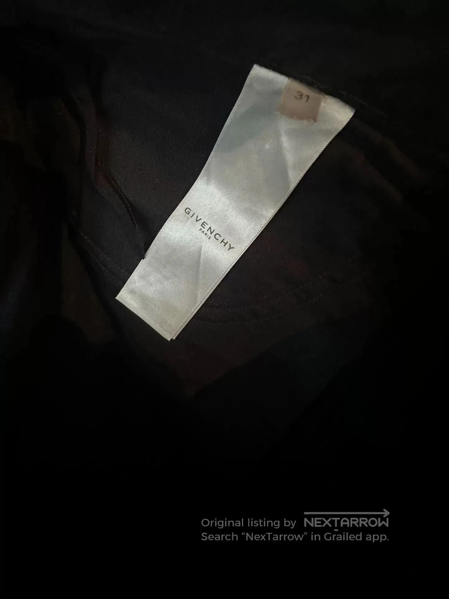 Givenchy Givenchy MMW Black Paint Splash Jeans. Size US 31 - 5 Thumbnail