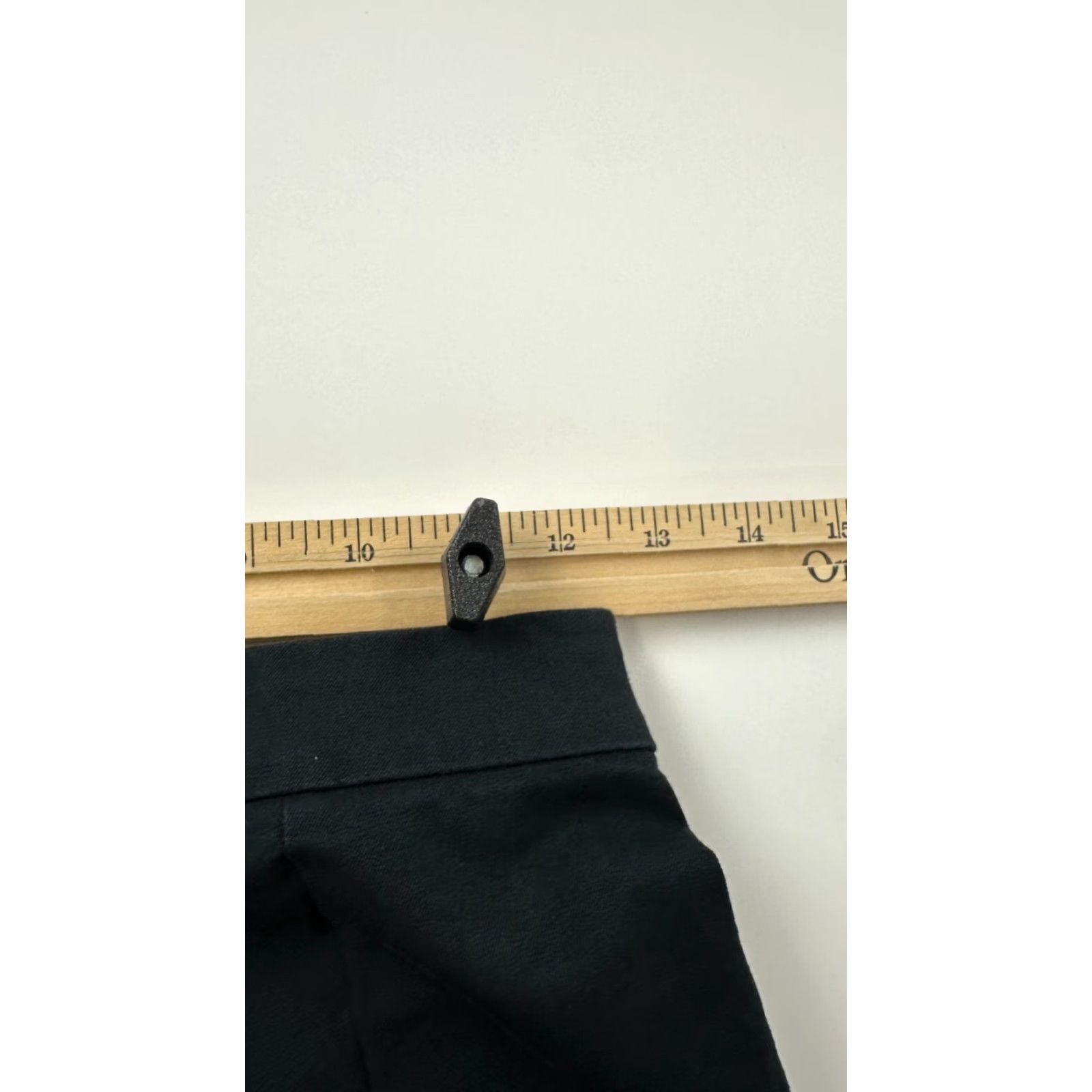 Everlane Everlane Pants Women's 4 Black Straight Leg Relaxed Mid Rise Back Seam Ankle Cotton Zip Pockets Casual 4 Regular Womens Size 27" / US 4 / IT 40 - 7 Thumbnail