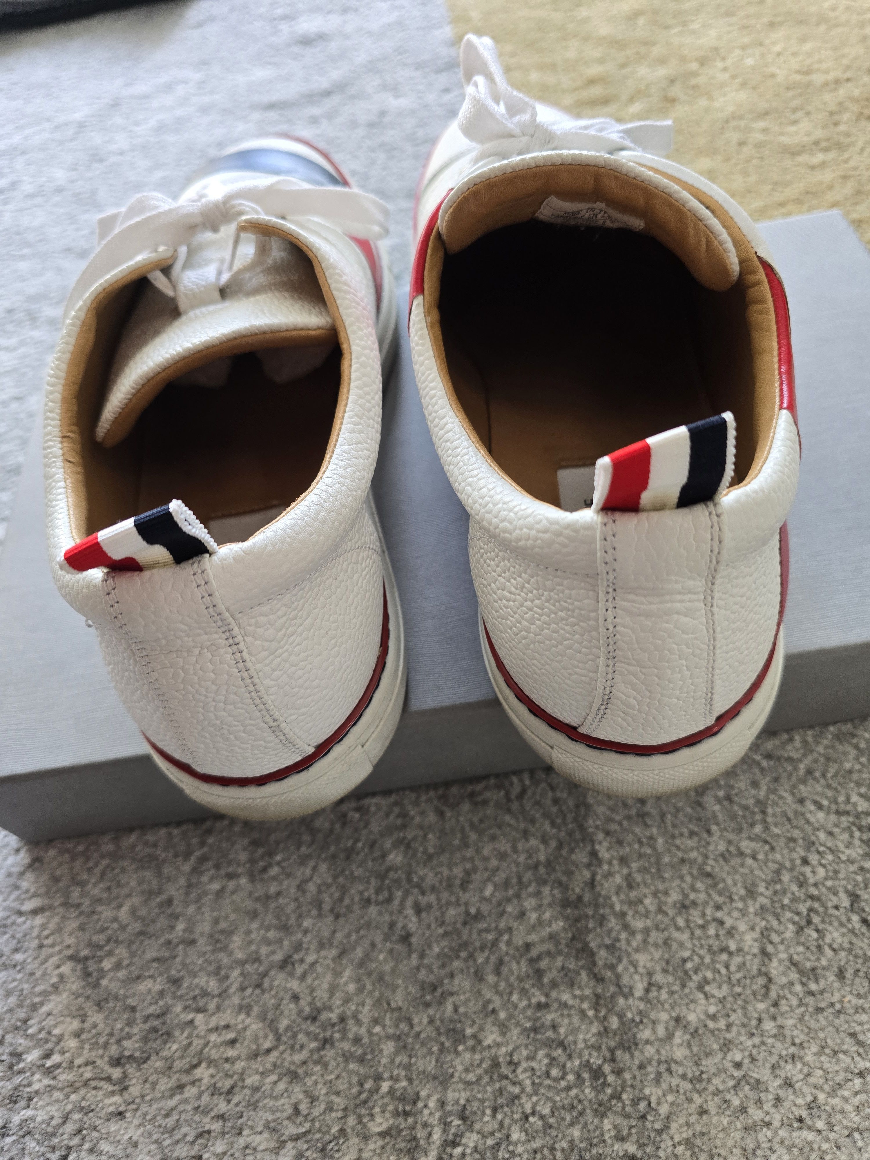 Thom Browne Thom Browne Canvas Sneaker w Heritage Contrast Stitch Size US 11 / EU 44 - 7 Thumbnail