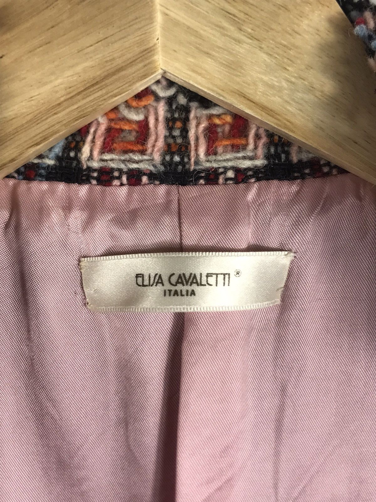 Elisa Cavaletti 🔥Nice Design Elisa Cavaletti Italia Wool Tweed Coat Jacket Size S / US 4 / IT 40 - 10 Thumbnail