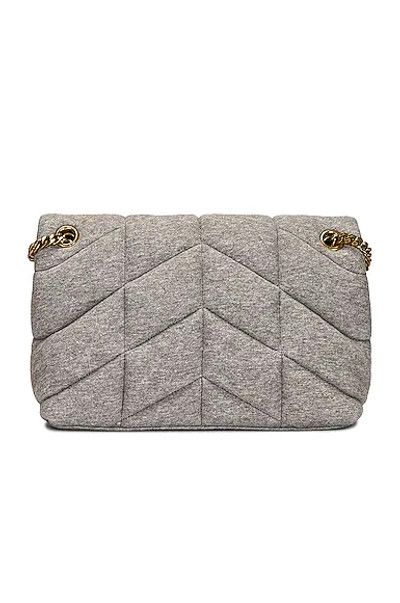 Saint Laurent Paris o1b1hav110724 Size: OS / Small Puffer Chain Bag in Grey Size ONE SIZE - 3 Thumbnail