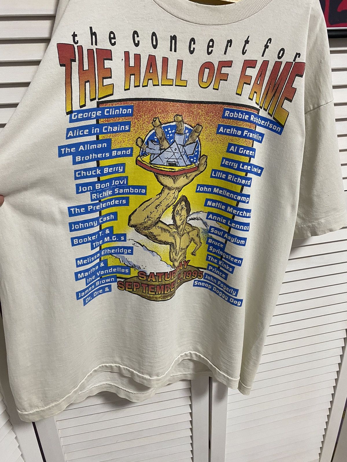 Rap Tees 1995s Rock Hall Concert Tee Single Stitch Vintage USA Rare Size US XL / EU 56 / 4 - 3 Thumbnail