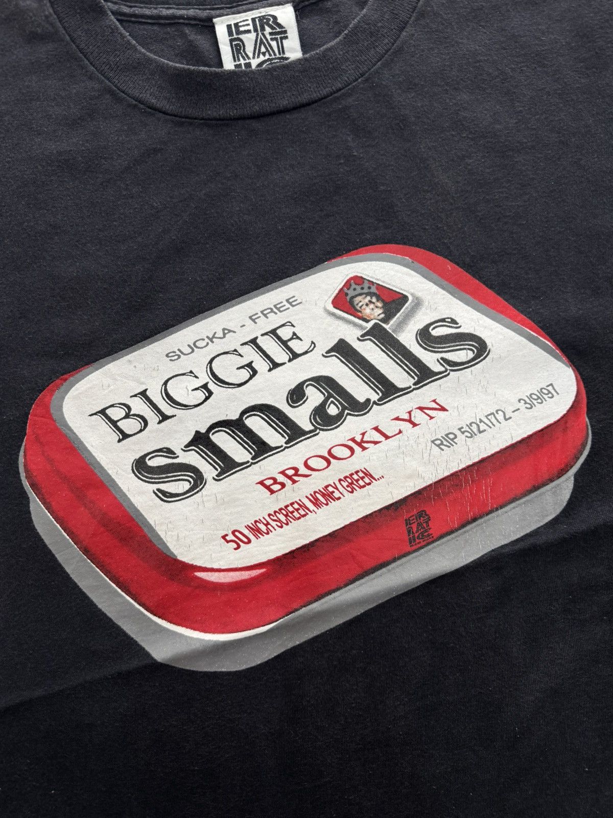 Rap Tees VINTAGE NOTORIOUS BIG BIGGIE SMALLS SUCKA-FREE SHIRT Size US M / EU 48-50 / 2 - 5 Thumbnail