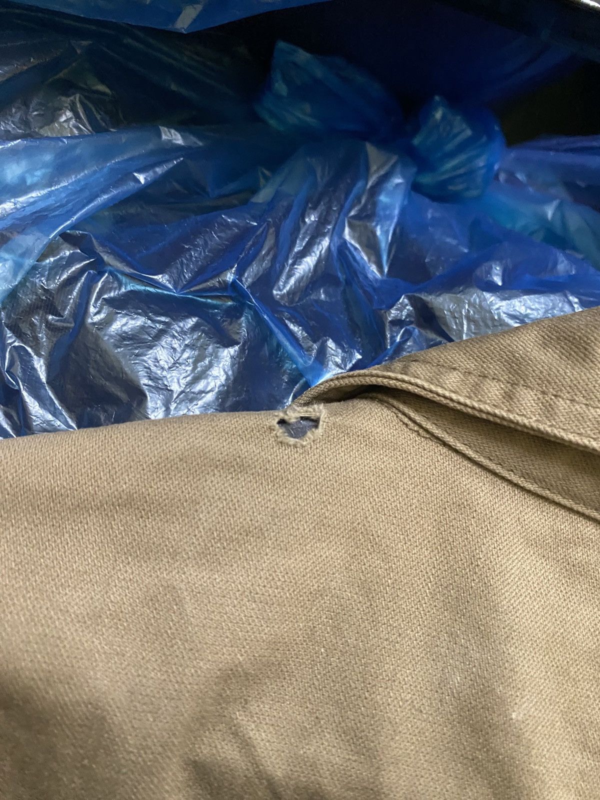 Denime Denime Japan Vintage Khaki Work Jacket –Made in Japan Size US L / EU 52-54 / 3 - 12 Thumbnail