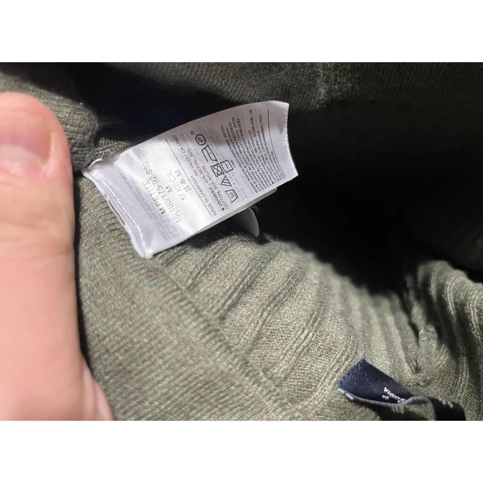 Gap Gap Pants Army Green Modal Knit PM Petite Women Size 32" / US 10 / IT 46 - 6 Thumbnail