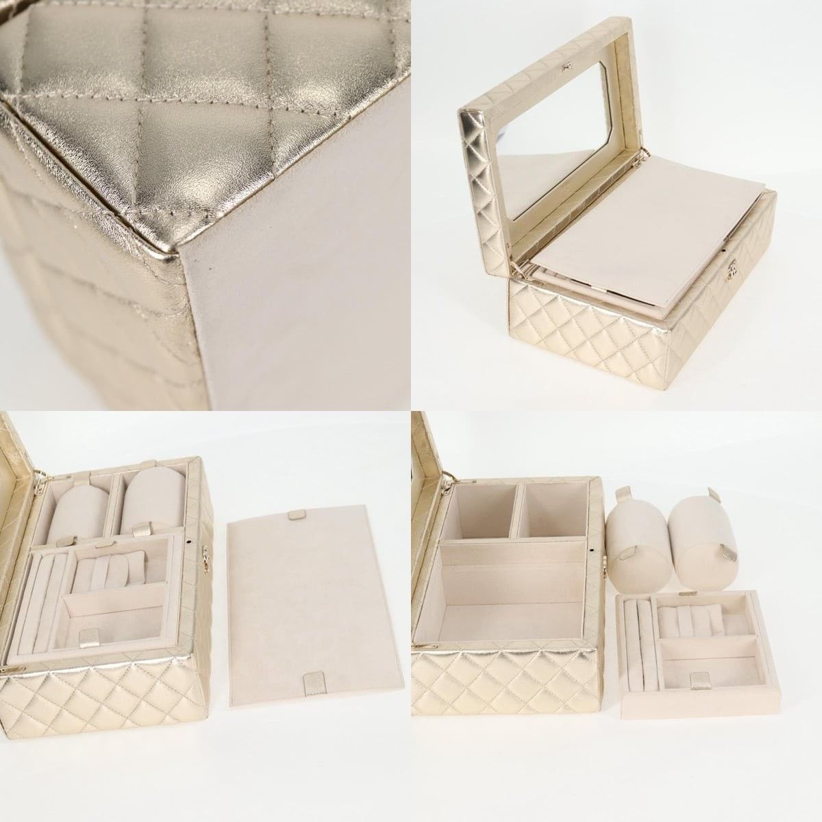 Chanel Chanel Matelasse Jewelry Case Jewelry Box Size ONE SIZE - 4 Thumbnail