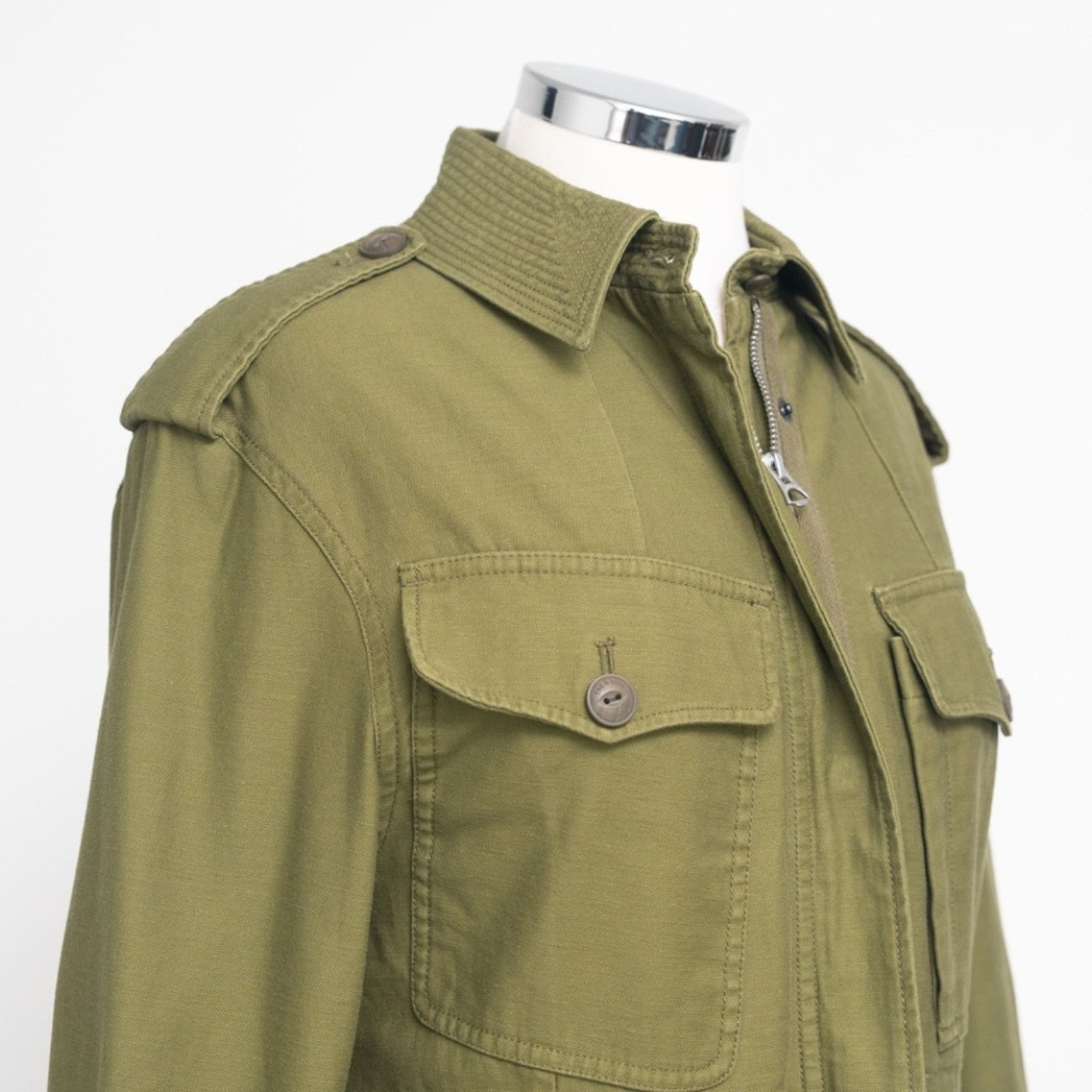 Rag & Bone rag & bone. Lorenz Cotton Military Jacket. Size S / US 4 / IT 40 - 9 Thumbnail