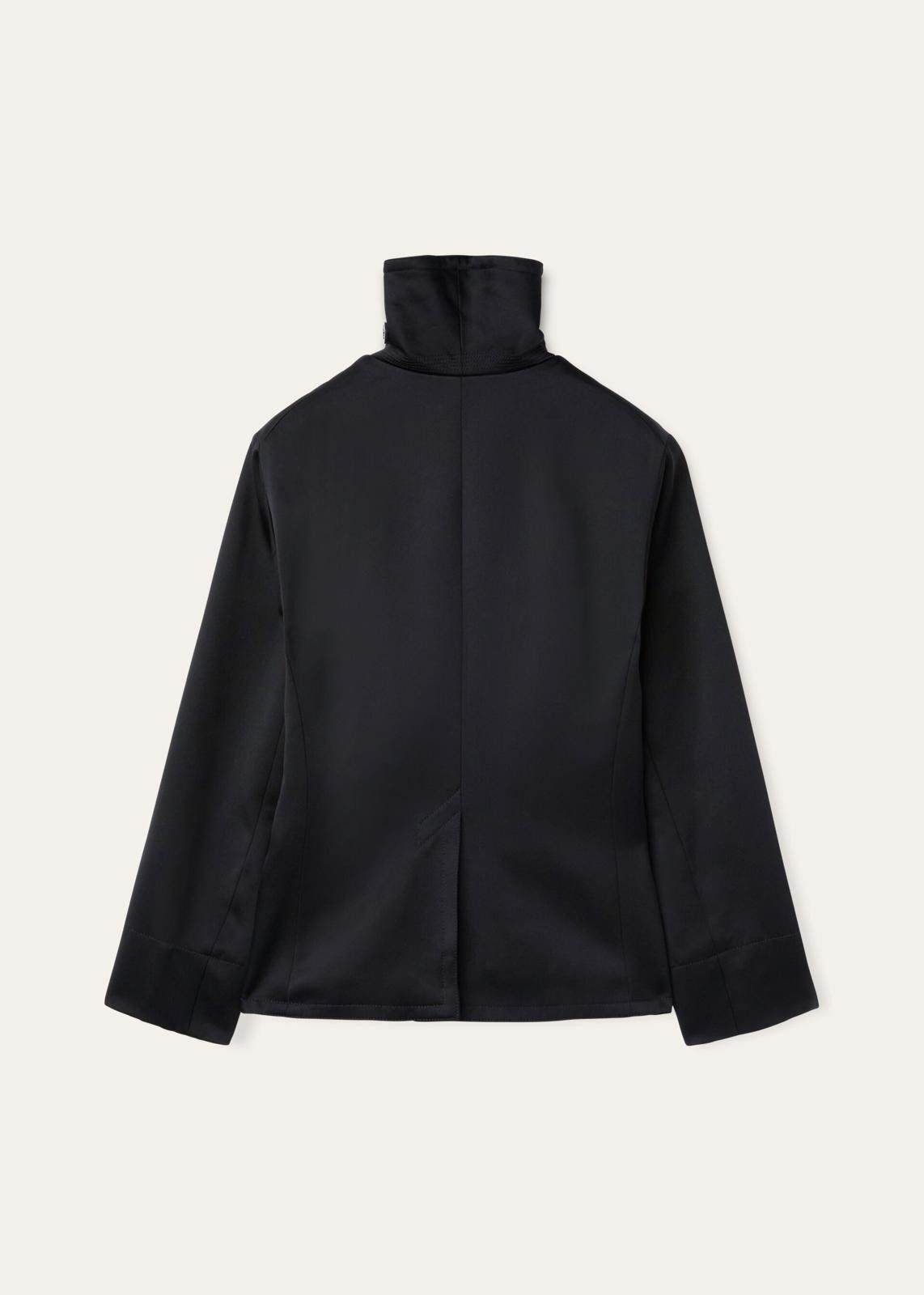Loro Piana o1srvl11e0425 FAO0521 Candor Coat in Black Size S / US 4 / IT 40 - 2 Thumbnail