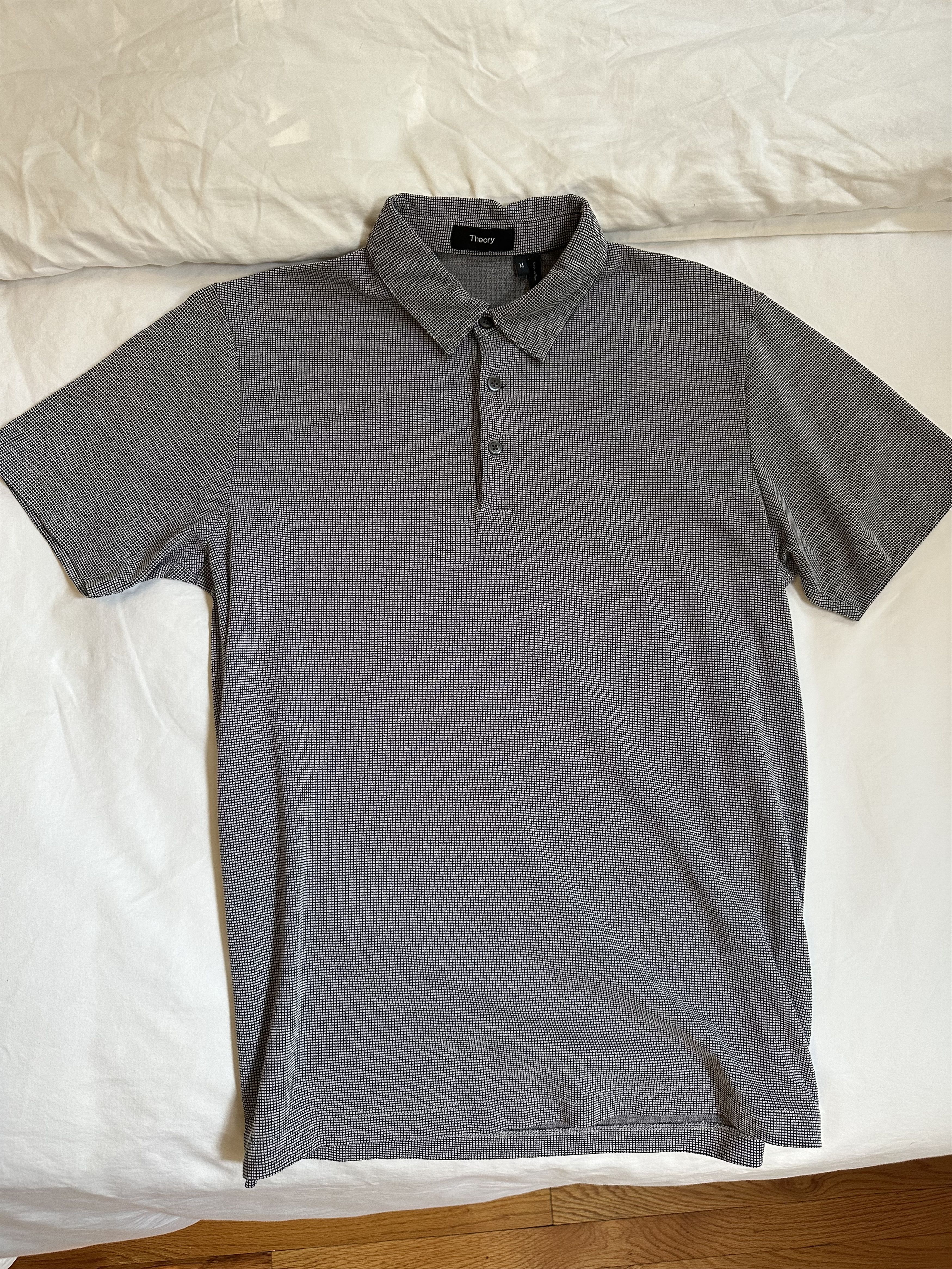 Theory Black and white polo Size US M / EU 48-50 / 2 - 1 Thumbnail