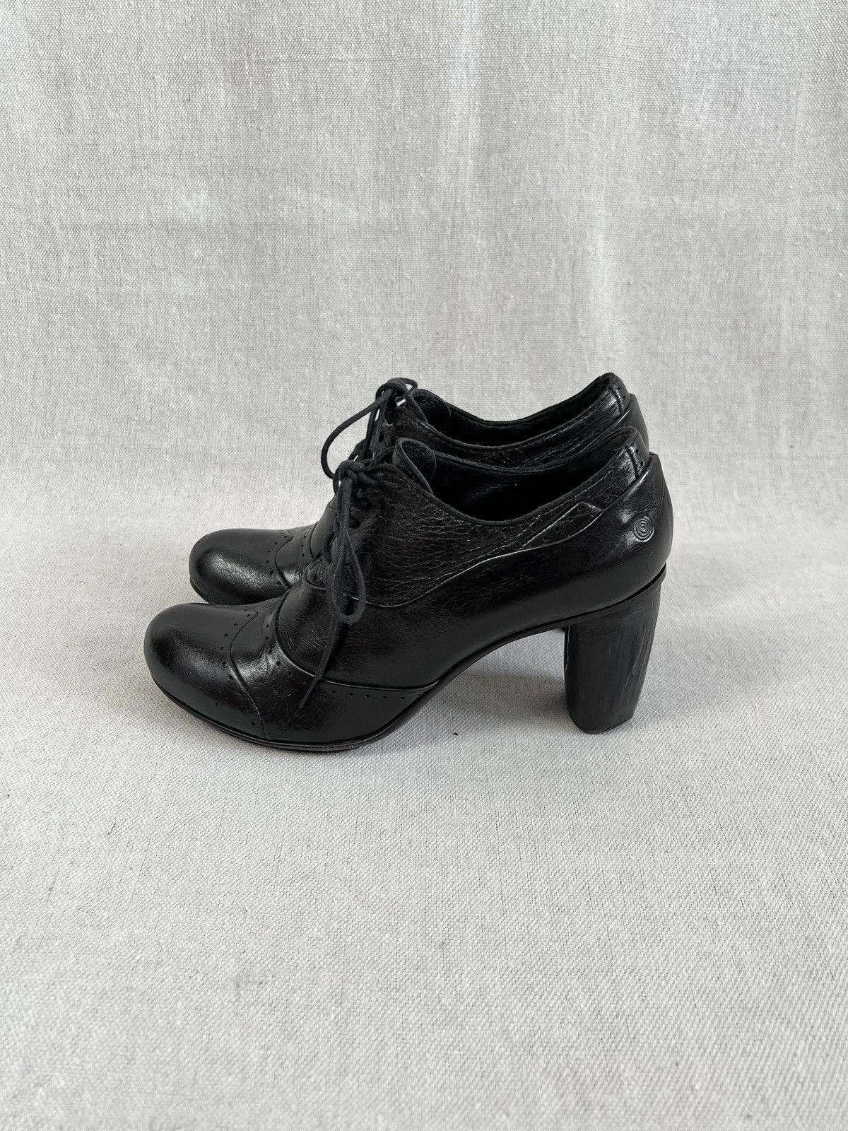 Marsell Marsell Leather Heeled Oxfords Size US 9 / IT 39 - 3 Thumbnail
