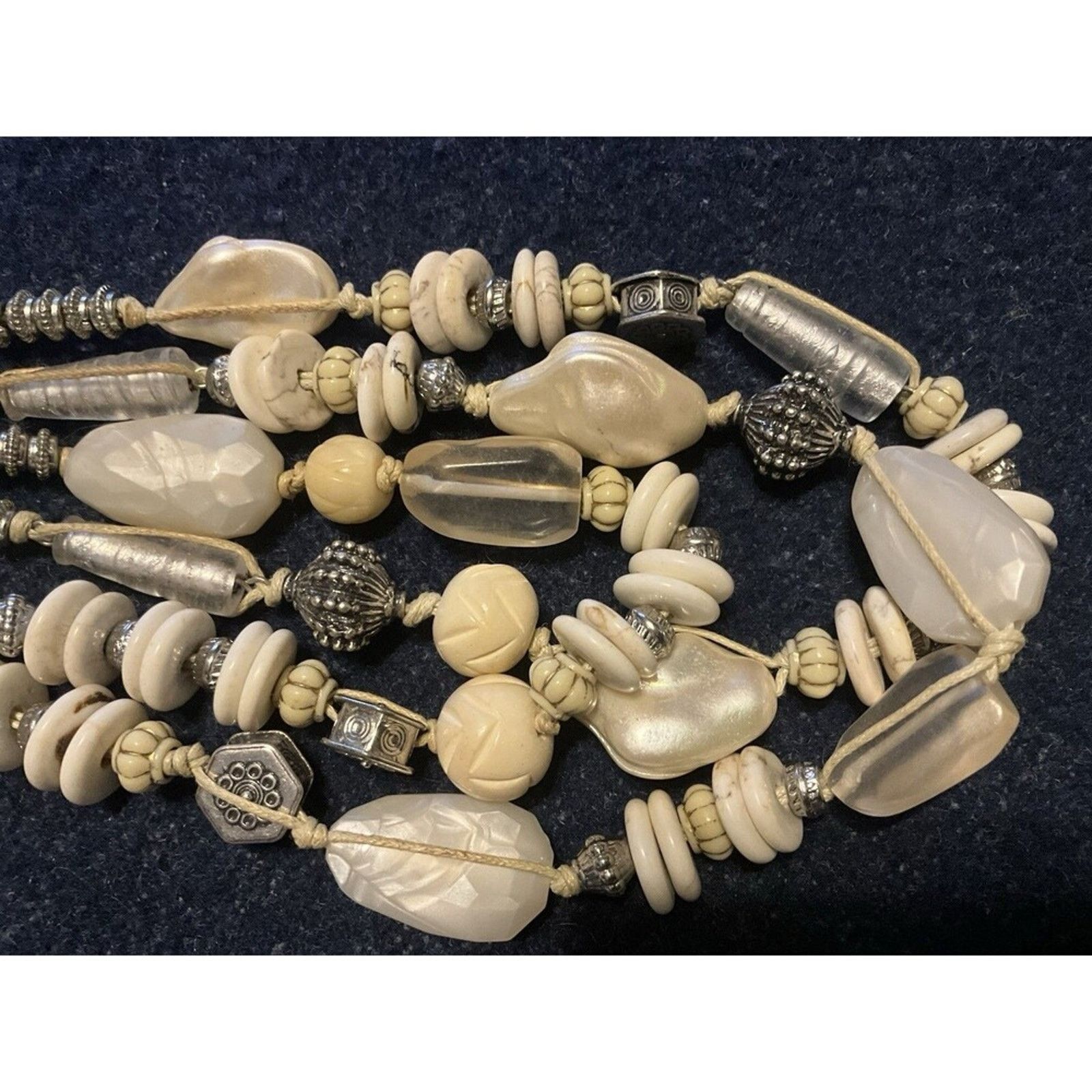 Chicos Chicos Multi Strand 12in Graduated Beach Theme Necklace Size ONE SIZE - 5 Thumbnail
