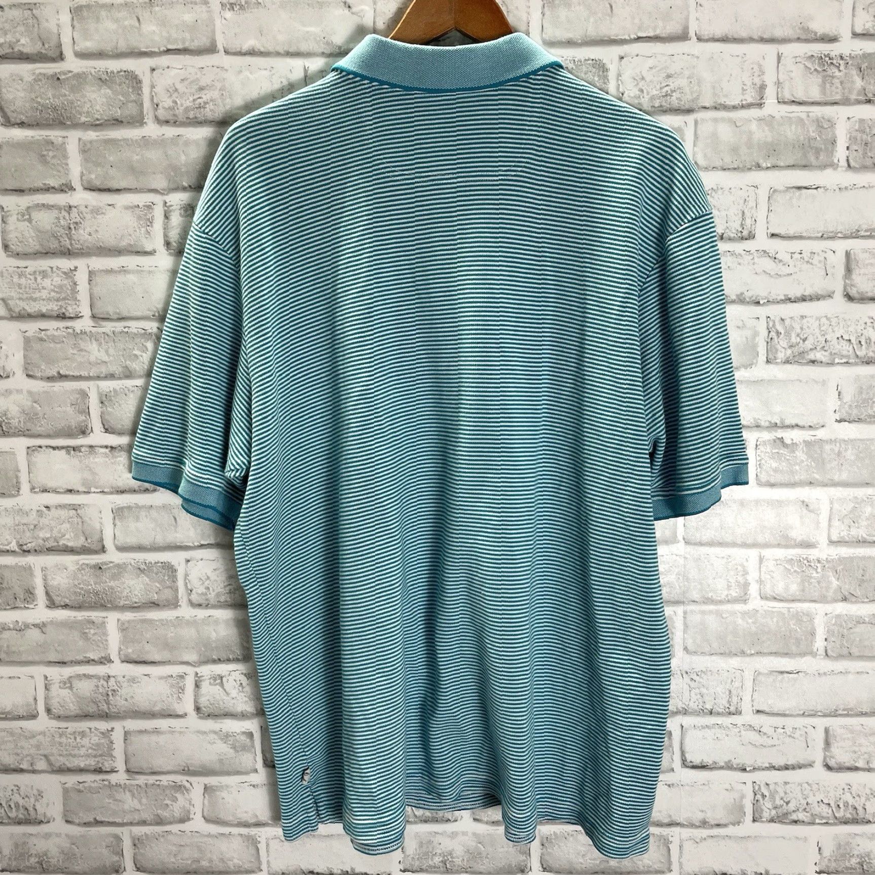 Tommy Bahama Tommy Bahama Polo Shirt Striped Blue Mens XXL 2XL Shirt Size US XXL / EU 58 / 5 - 5 Thumbnail