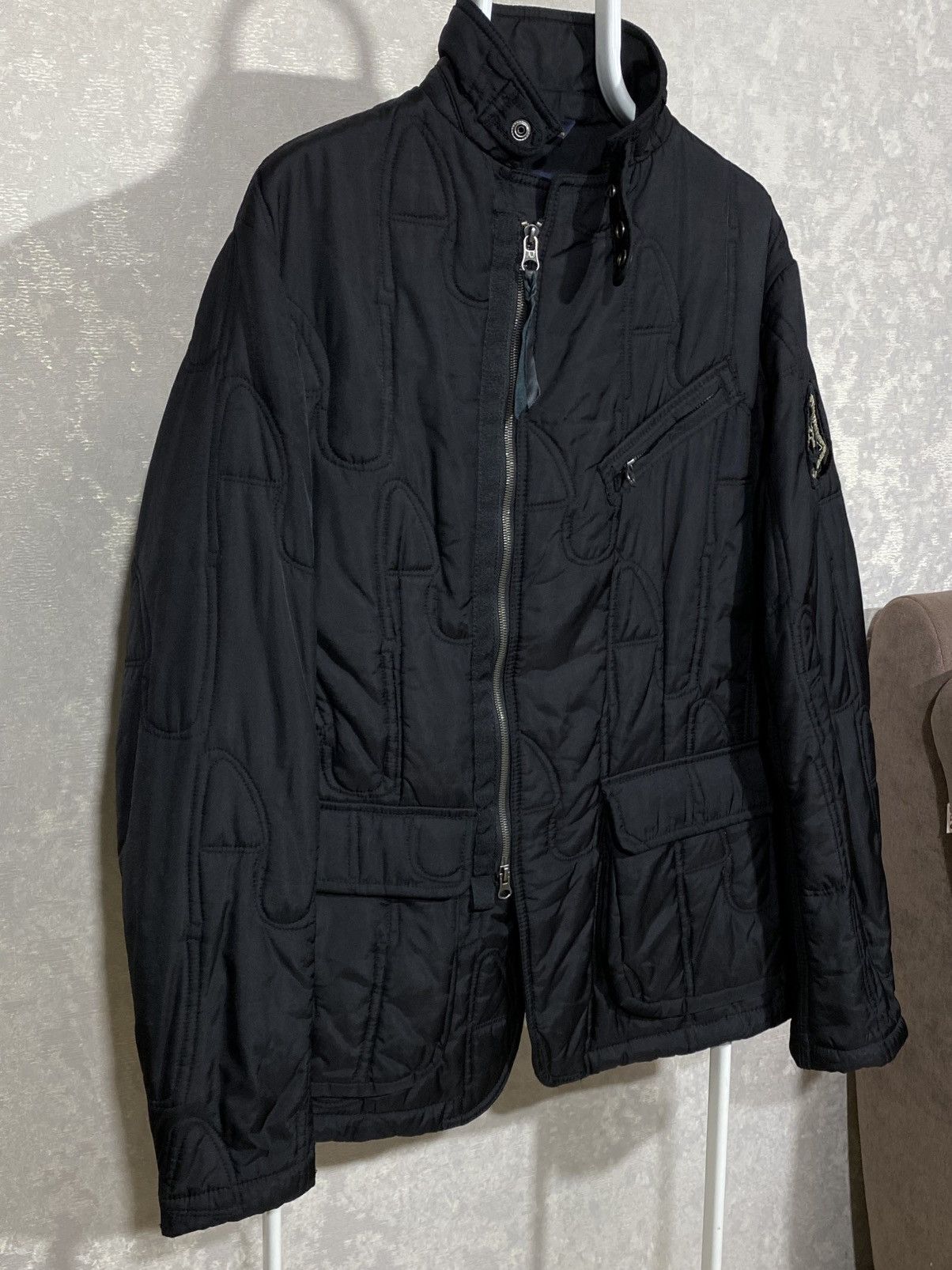 Armani × Barbour × Loro Piana Armani Jeans quilted jacket luxury Mens Size US L / EU 52-54 / 3 - 4 Thumbnail