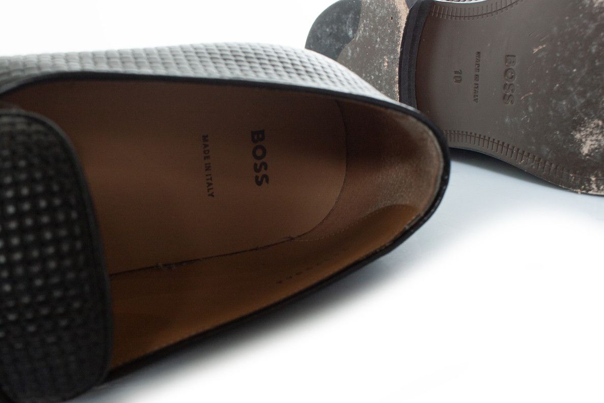 Hugo Boss Boss, Lisbon woven leather loafers Size US 10 / EU 43 - 8 Thumbnail