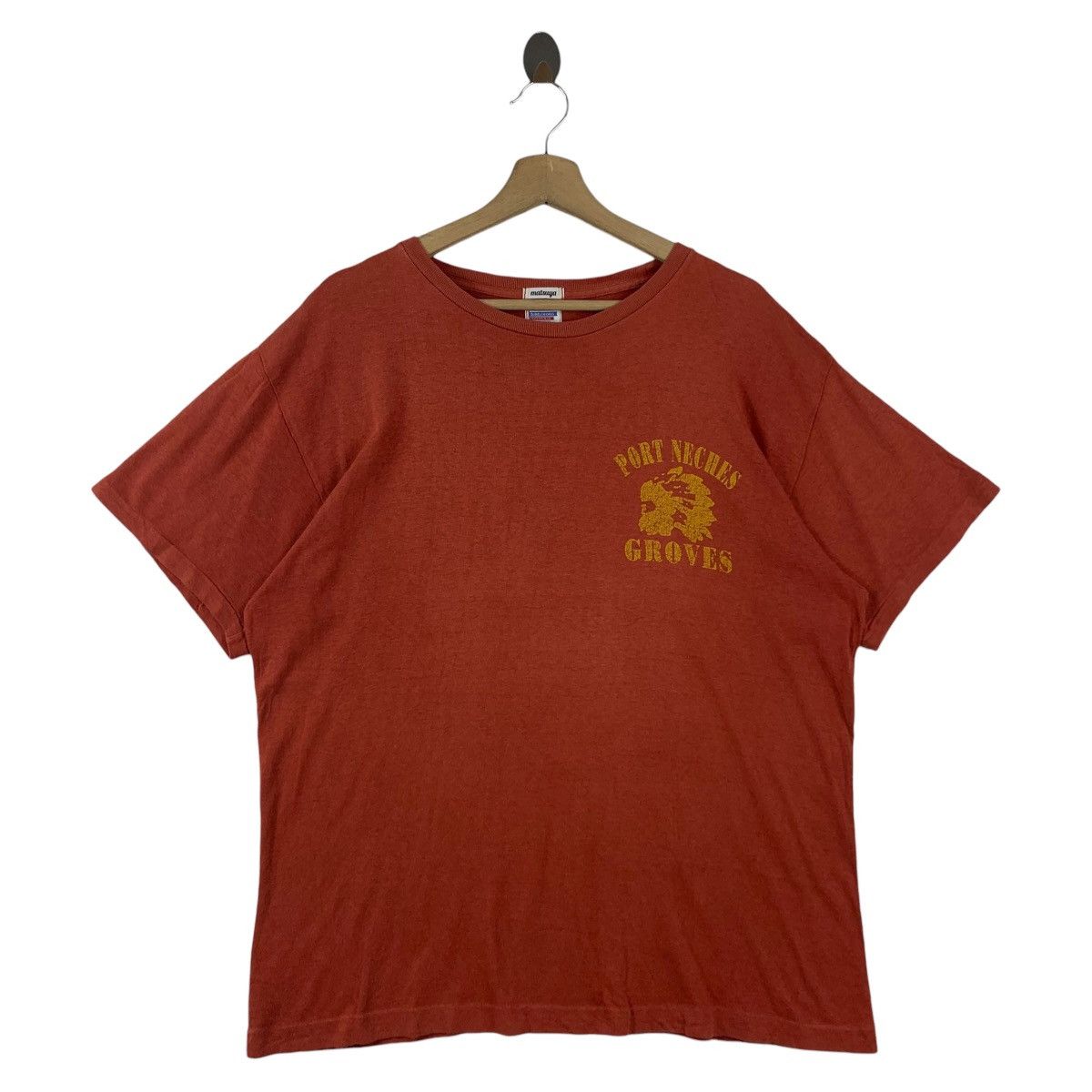 Japanese Brand × Vintage × Warehouse Vintage WAREHOUSE Dubbleworks port neches groves small tee Size US XL / EU 56 / 4 - 1 Thumbnail