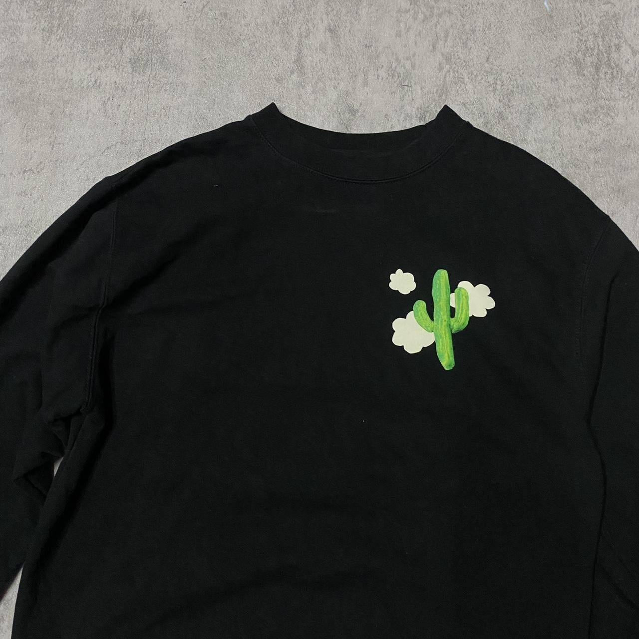 Other Black Coachella cactus sweatshirt with white flowers Size S / US 4 / IT 40 - 2 Thumbnail