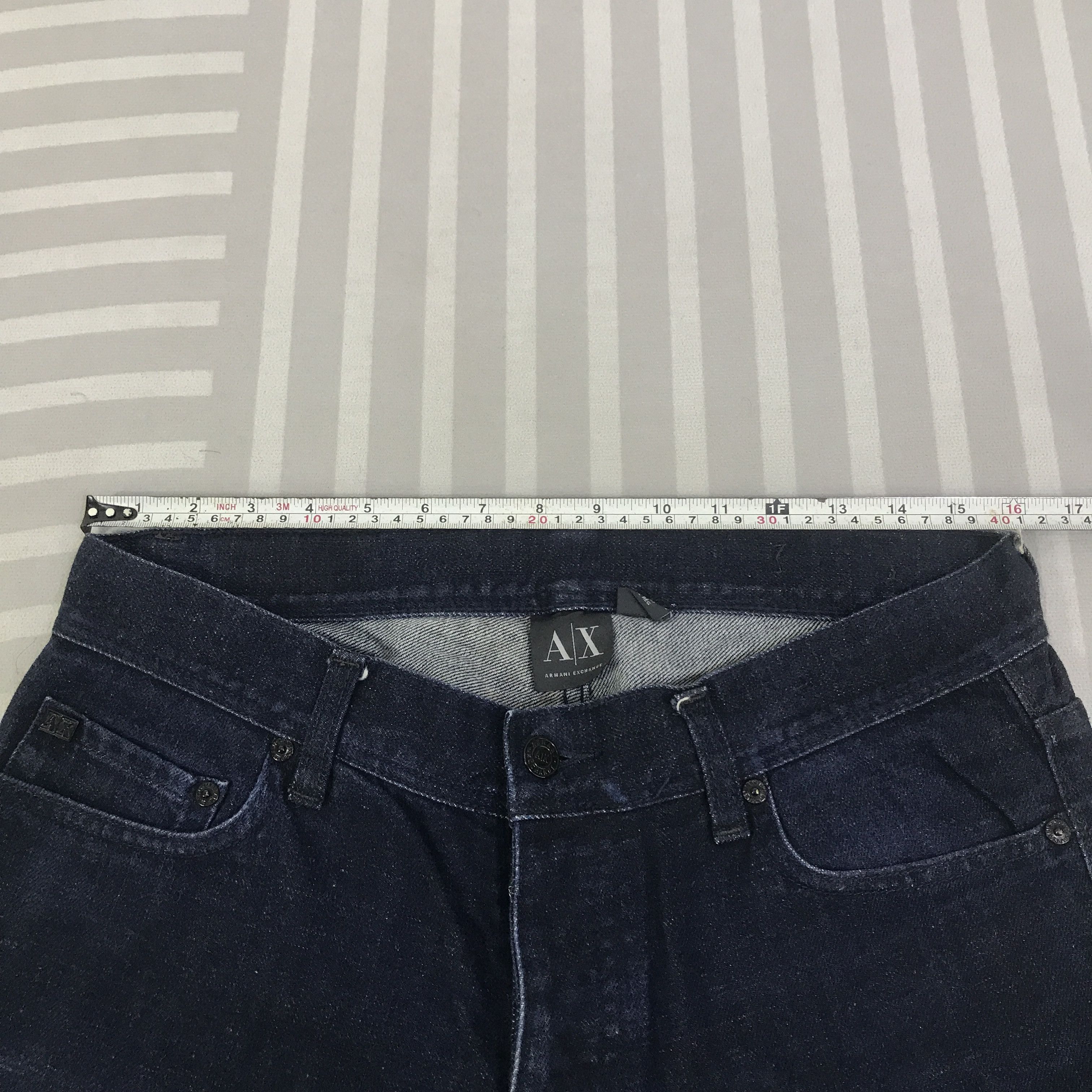 Armani Exchange Vintage Armani Exchange Blue Denim Jeans pants K130B1 Size US 32 / EU 48 - 7 Thumbnail