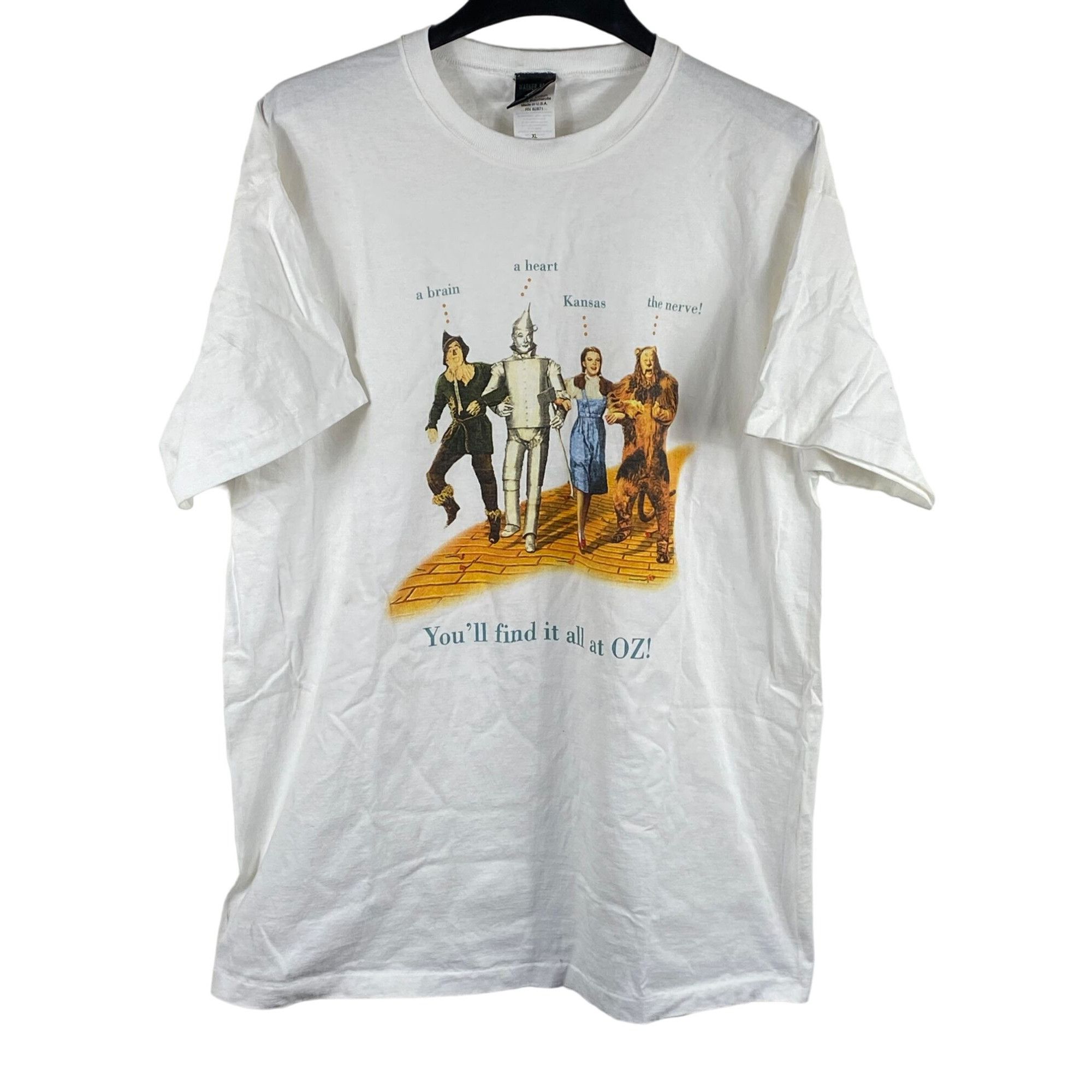 One Bite One Fish T Shirt OBOF Hit The Road White Size XL (9265