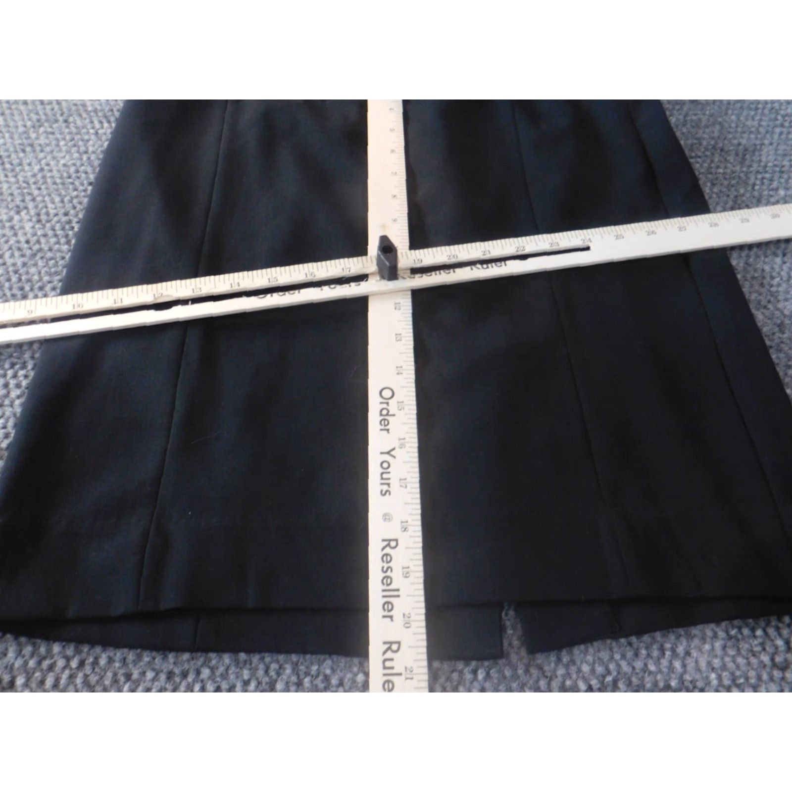 Gap Gap Skirt A-Line Knee Length Black 8 Women's Regular Knit Stretch Zip Casual Vintage No Designer Boys No Girls No Size 30" / US 8 / IT 44 - 6 Thumbnail