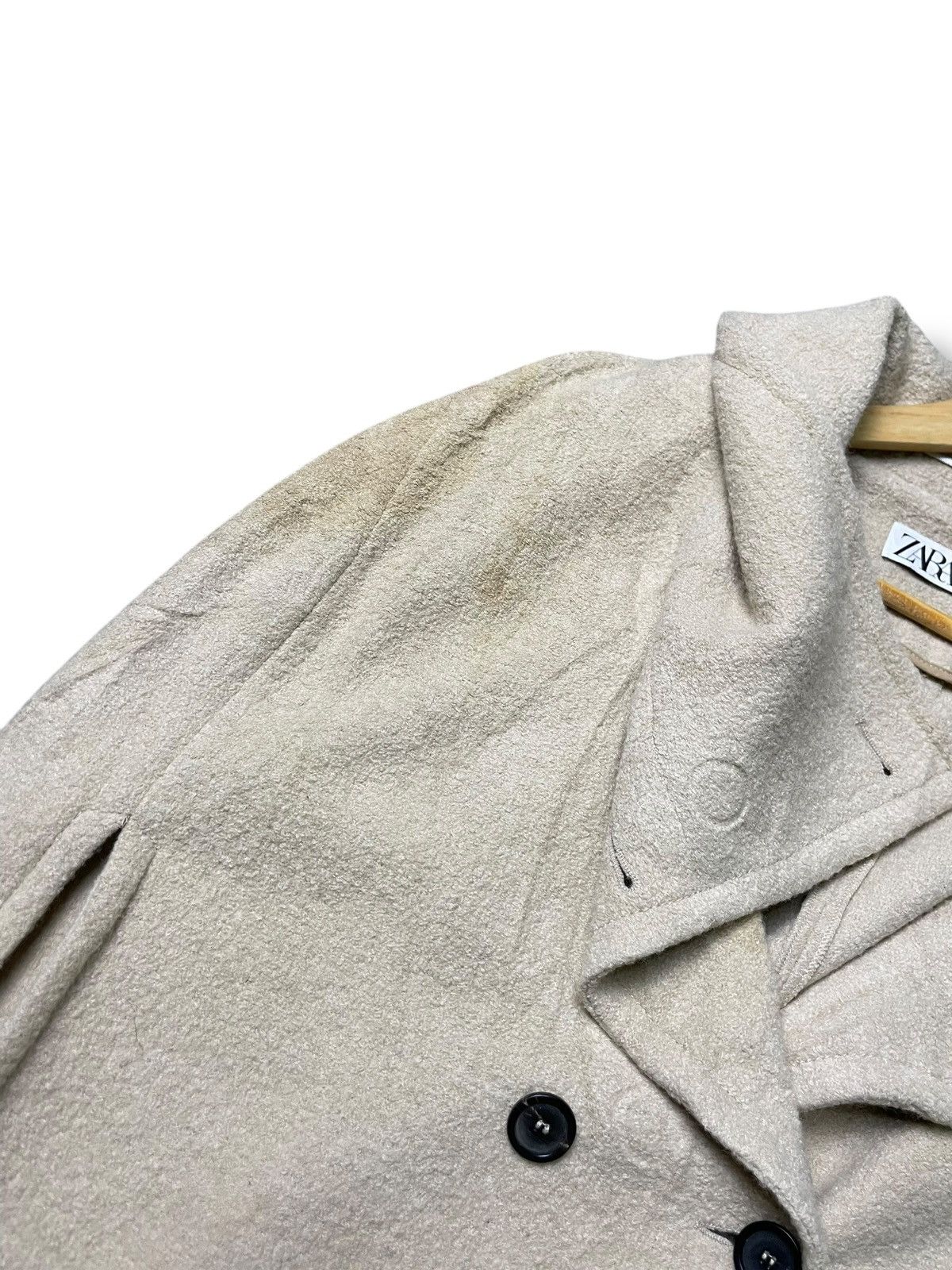 Designer × Vintage × Zara Vintage ZARA Limited Edition Capes Coat (76) Size L / US 10 / IT 46 - 9 Thumbnail