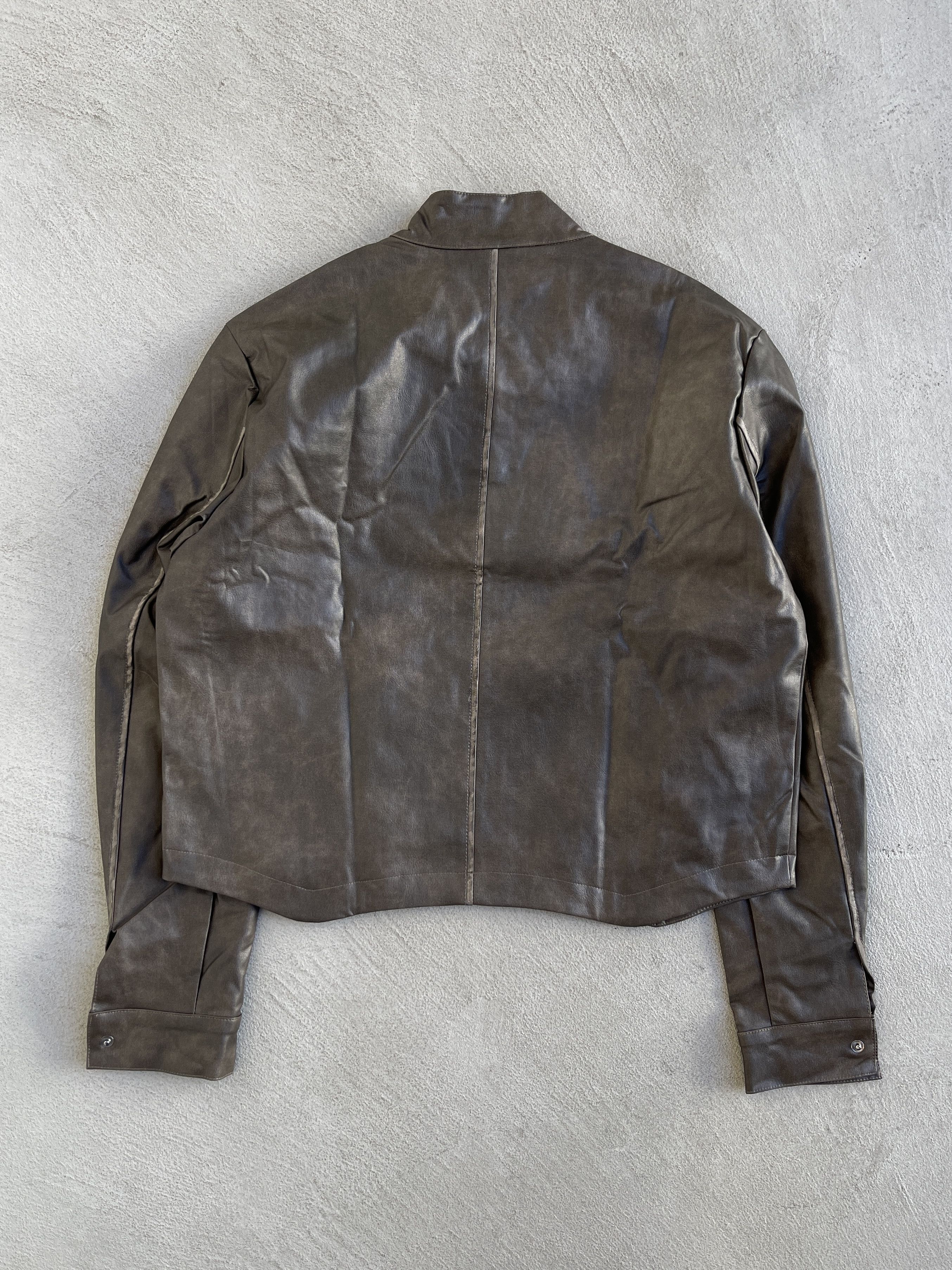 Vintage STEAL! Vintage 1990s Biker Leather Jacket Size US L / EU 52-54 / 3 - 6 Thumbnail