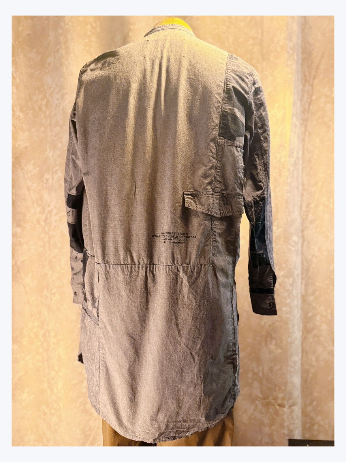Other Unisex Distressed Patchwork Long Shirt/Jacket – Urban Zen Size US M / EU 48-50 / 2 - 8 Thumbnail