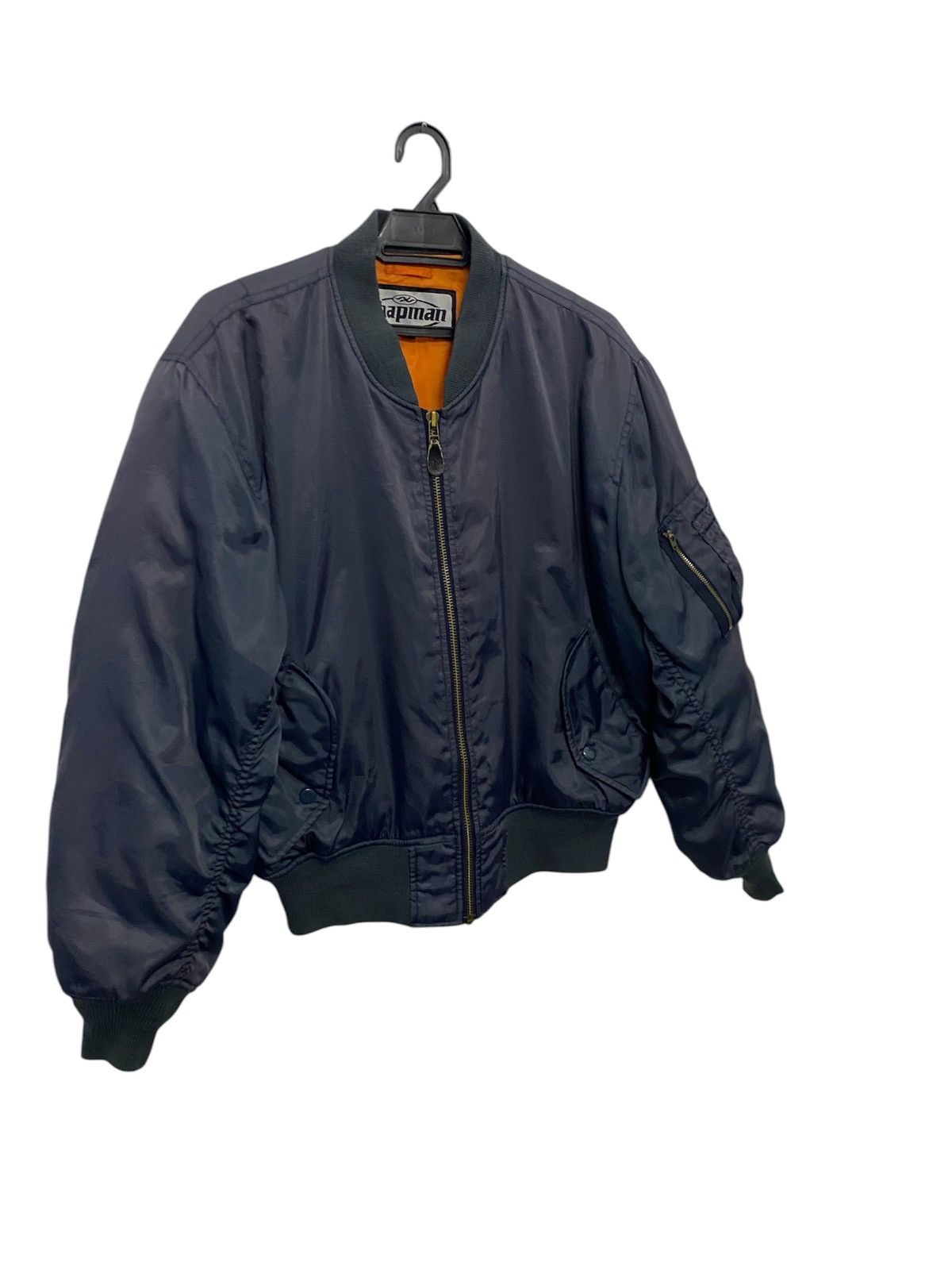 Buzz Rickson's × Japanese Brand Japan Brand Chapman Navy Blue Flight Jacket Size US M / EU 48-50 / 2 - 2 Thumbnail