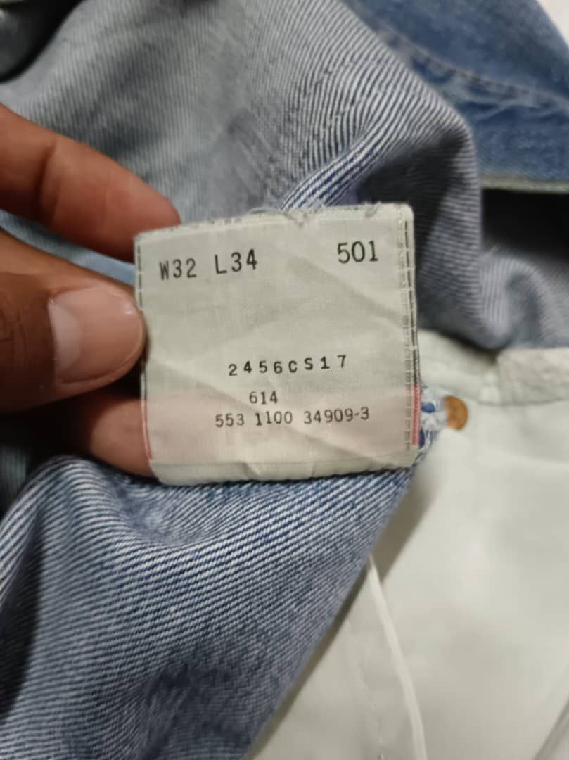 Levi's Vintage Clothing × Vintage VTG 90s Levi's 501 bottom 553 Size US 32 / EU 48 - 15 Thumbnail