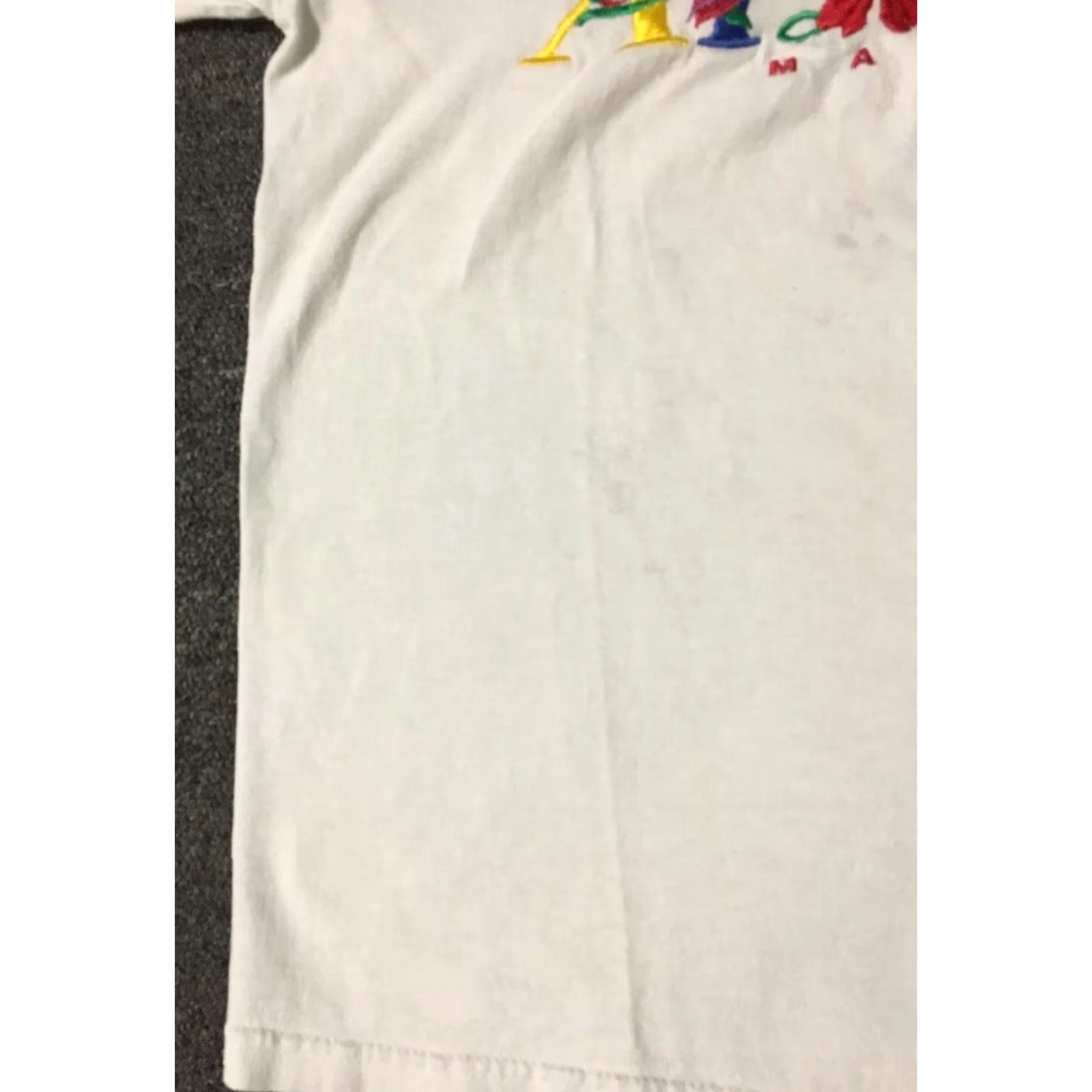 ALOHAS VINTAGE Maui Hawaii Aloha Shirt S White 90s Grunge Surf Ocean USA Women's T-Shirt Size S / US 4 / IT 40 - 5 Thumbnail