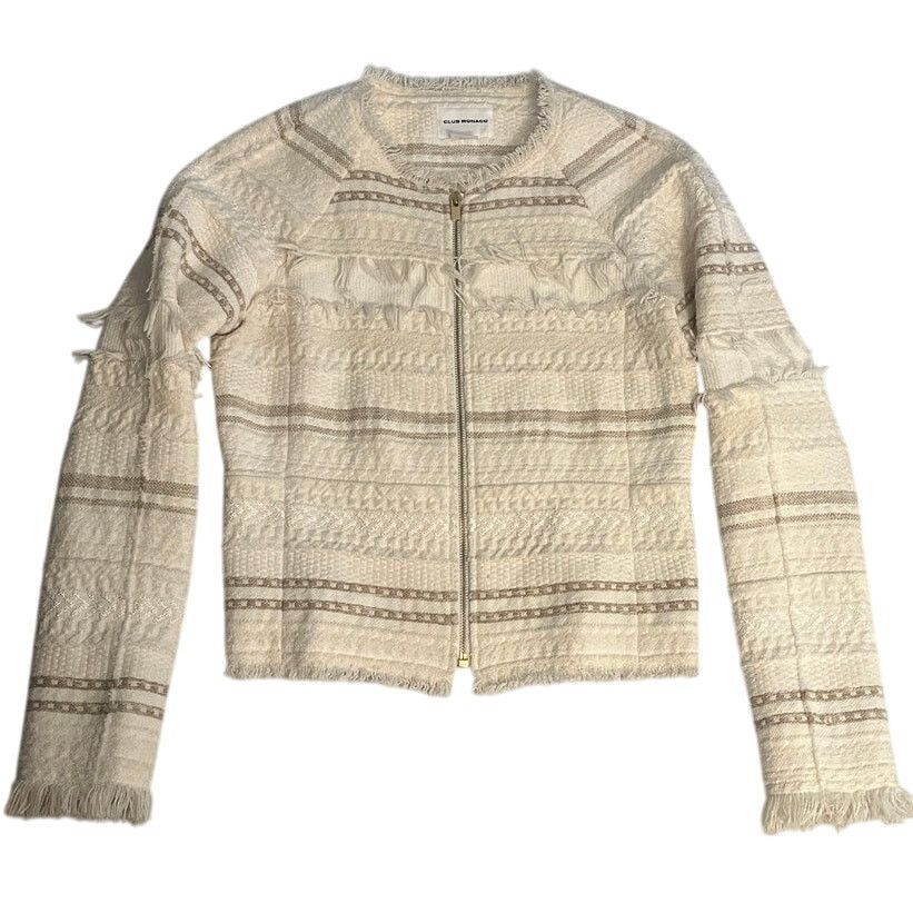 Club Monaco Club Monaco Blazer collarless jacket Front Zip Size: 4 Size S / US 4 / IT 40 - 1 Thumbnail