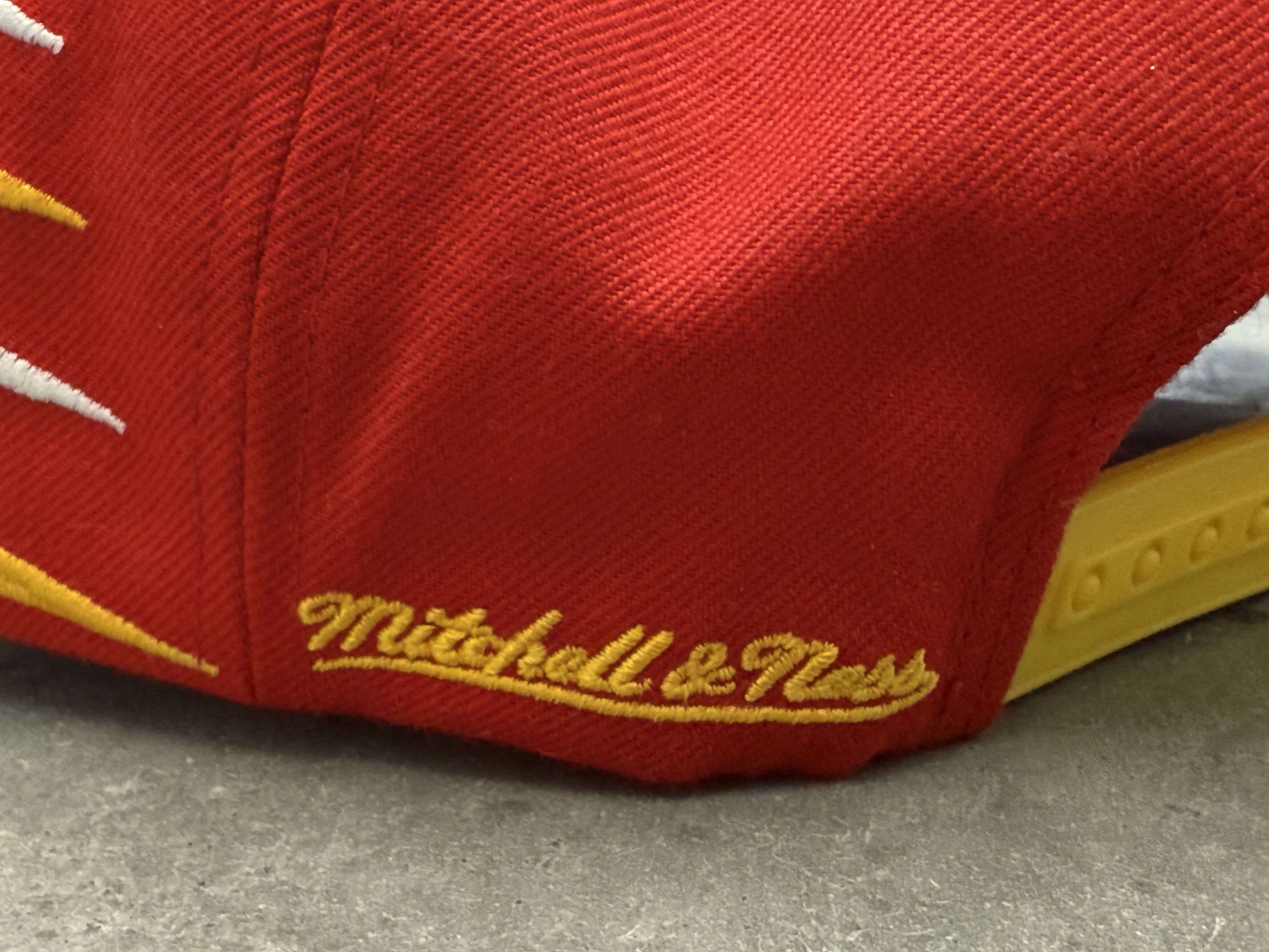 Mitchell & Ness Throwback Chiefs x Mitchell & Ness Snapback Hat NFL KC Size ONE SIZE - 5 Thumbnail