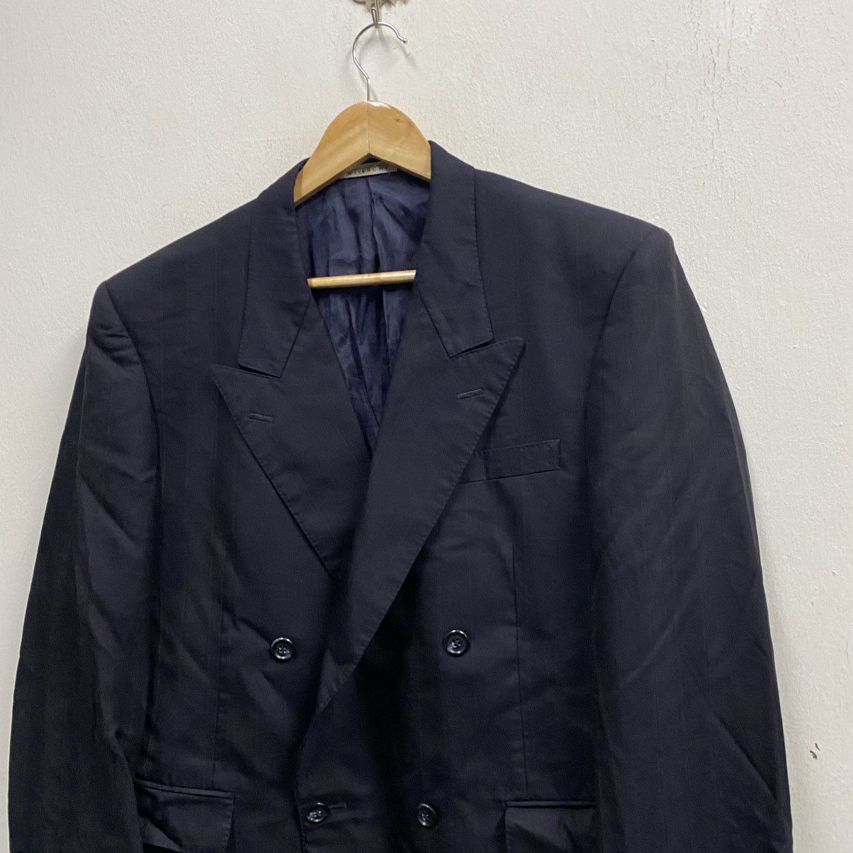 Givenchy VINTAGE Givenchy Monsieur Double Breasted Blazer Size 40R - 4 Thumbnail