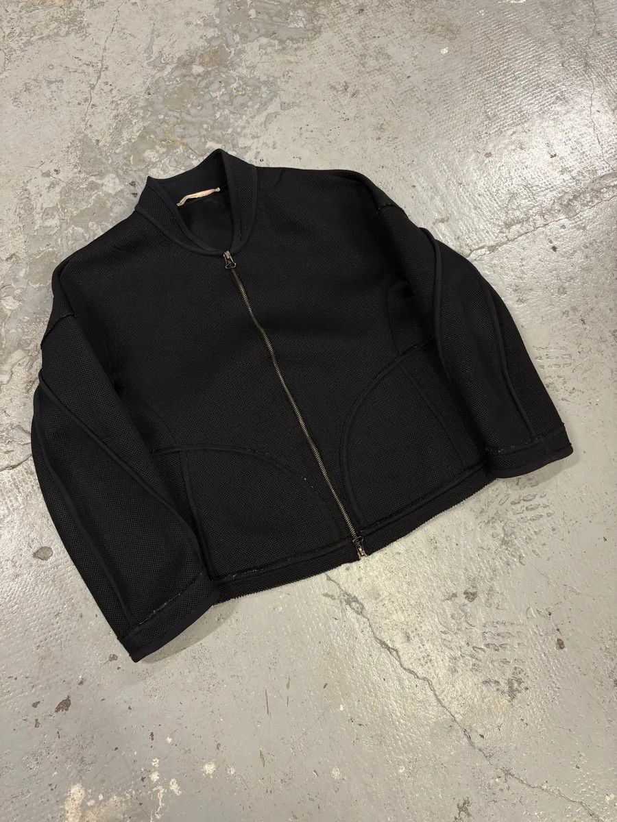 Designer × Marithe + Francois Girbaud × Vintage 2000s Marithé + François Girbaud Black Light Perforated Jacket Size XS / US 0-2 / IT 36-38 - 9 Thumbnail