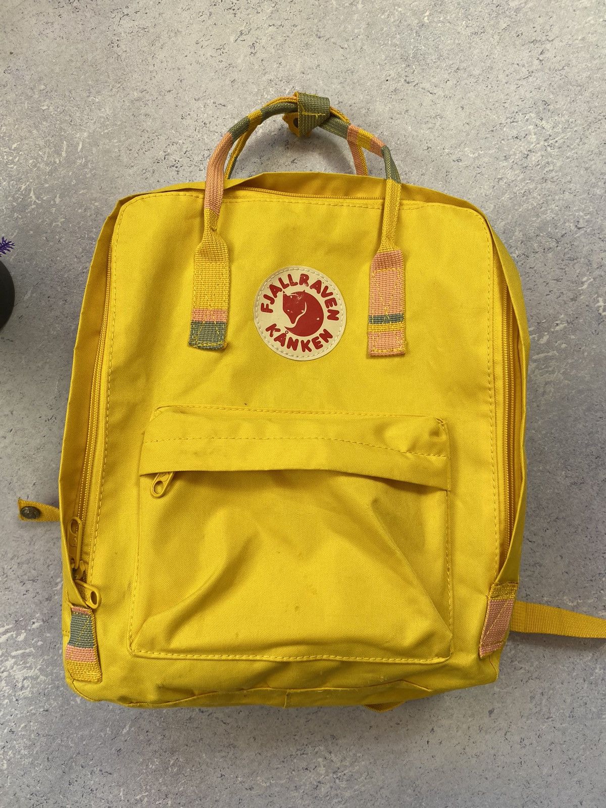 Fjallraven Fjallraven Kanken Yellow Backpack with Reflective Logo Size ONE SIZE - 2 Thumbnail