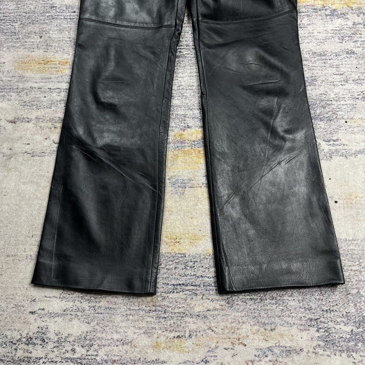 agnes b. Vintage 90s Agnes B leather pants Size US 30 / EU 46 - 4 Thumbnail