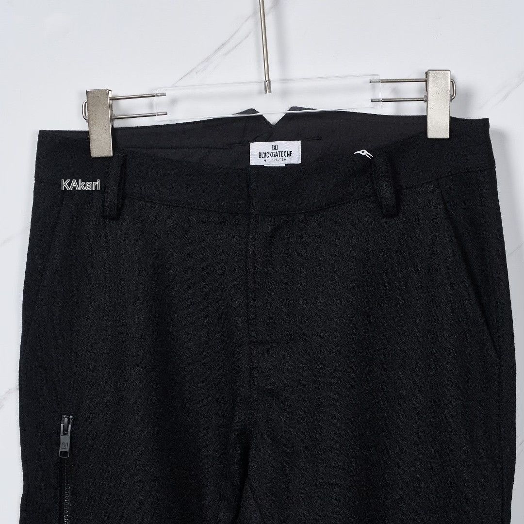Other Blackgateone Men's Solid Wool Casual Pants Size US 30 / EU 46 - 5 Thumbnail