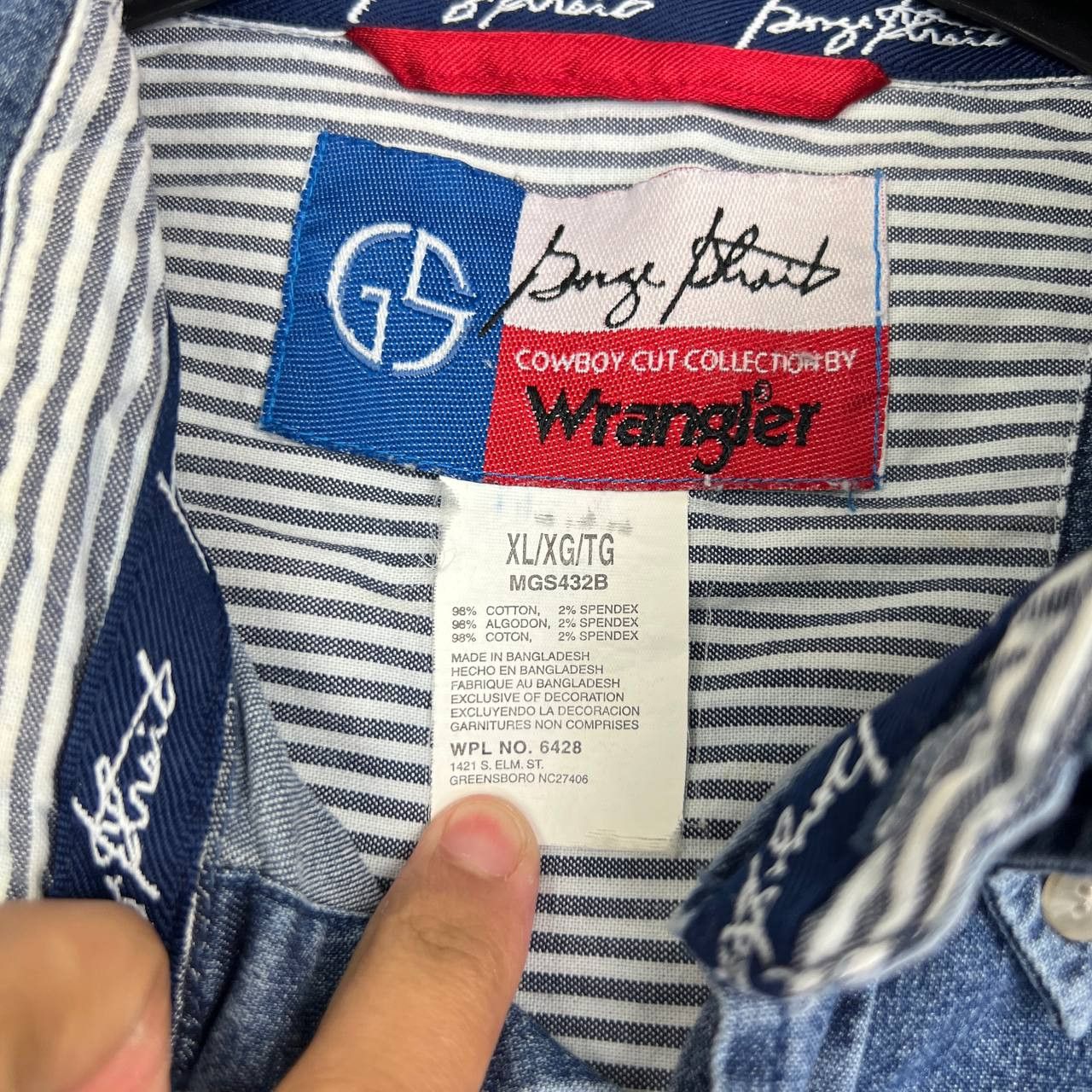 Wrangler Vintage Wrangler George Strait Button Down XL Cowboy Western Size US XL / EU 56 / 4 - 5 Thumbnail