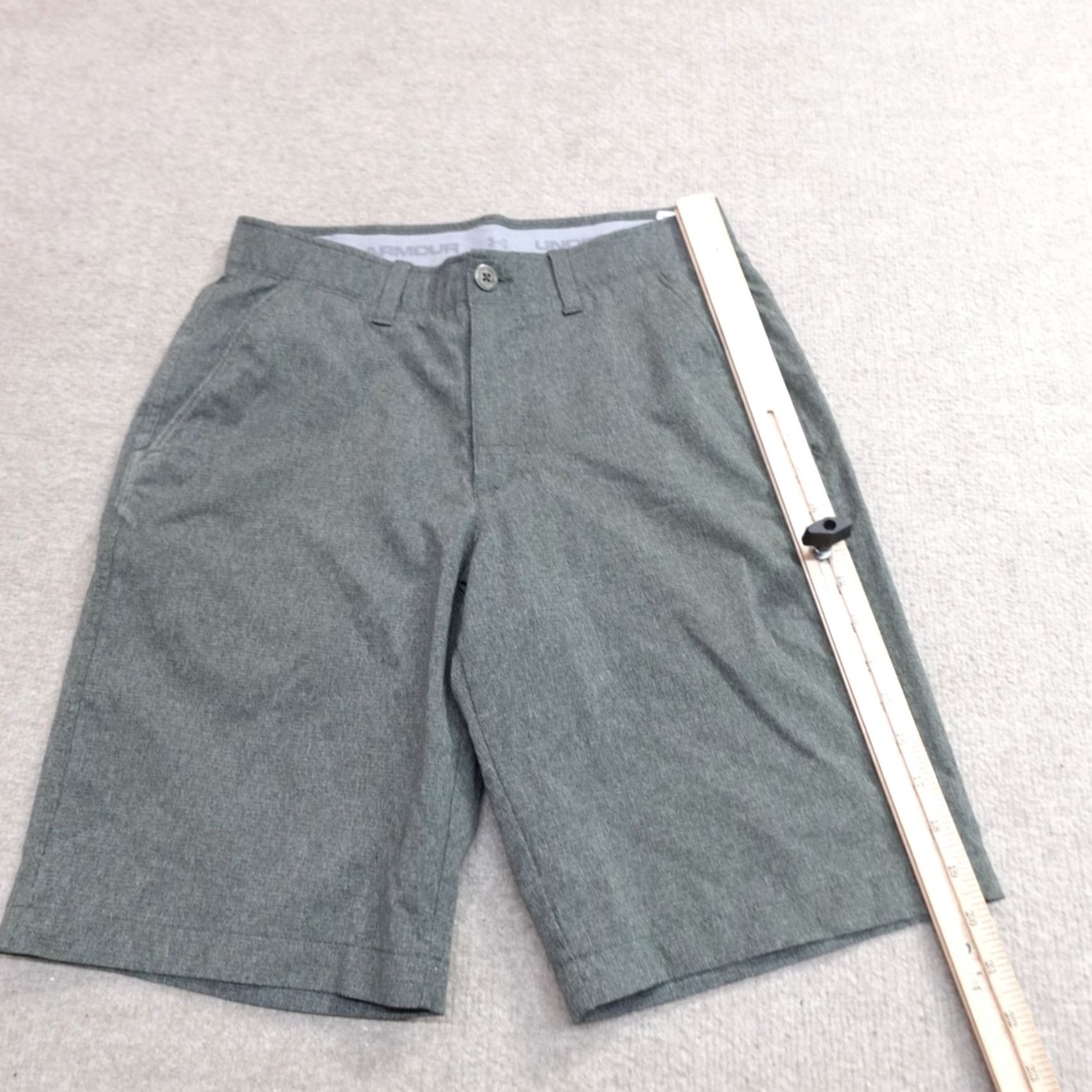 Under Armour Under Armour Shorts 30 Green Heather Solid Golf Performance 10" Inseam 10 in Mens Regular Size 30 Green Heat Gear Athletic Activewear Golf Size US 30 / EU 46 - 2 Thumbnail